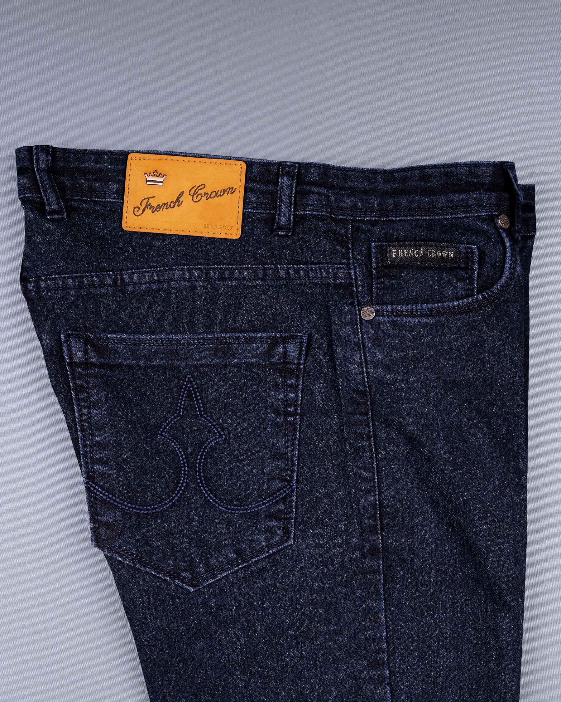 Mirage Blue Rinse washed Clean Look Stretchable Denim J116-32, J116-34, J116-36, J116-38, J116-40