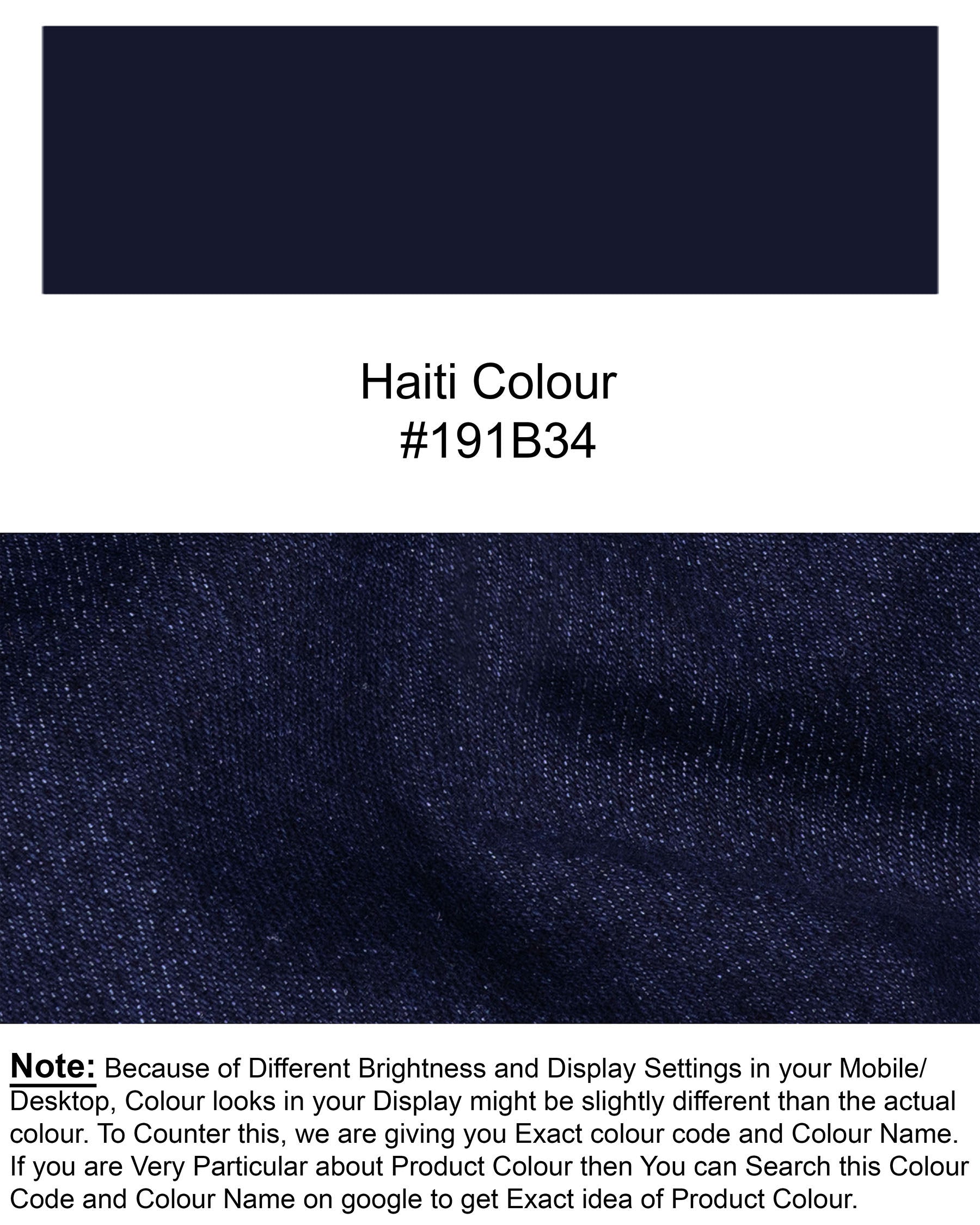 Haiti Blue Clean Look Stretchable Denim J117-32, J117-34, J117-36, J117-38, J117-40