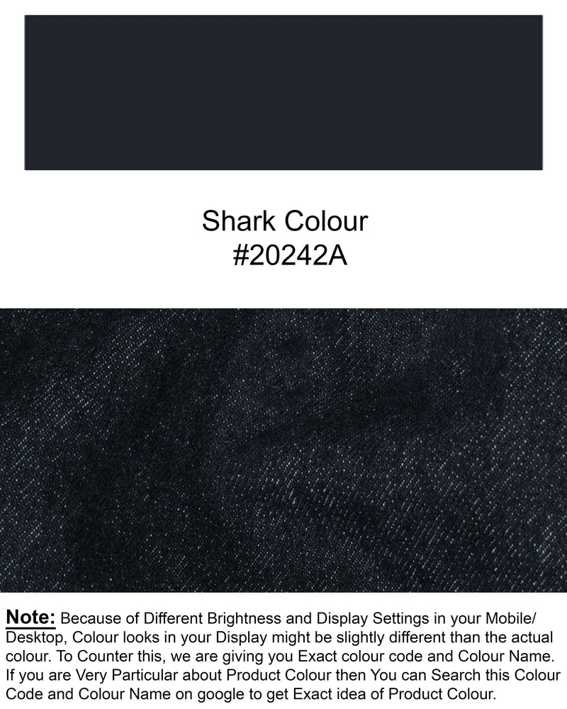 Greenish Shark Gray Rinsed Clean Look Stretchable Denim J119-32, J119-34, J119-36, J119-38, J119-40