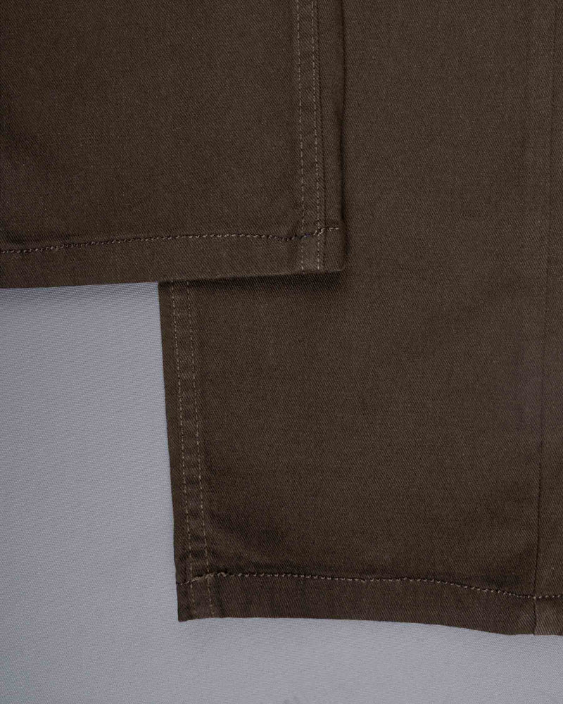 English Walnut Brown Rinsed Clean Look Stretchable Denim J127-32, J127-34, J127-36, J127-38, J127-40