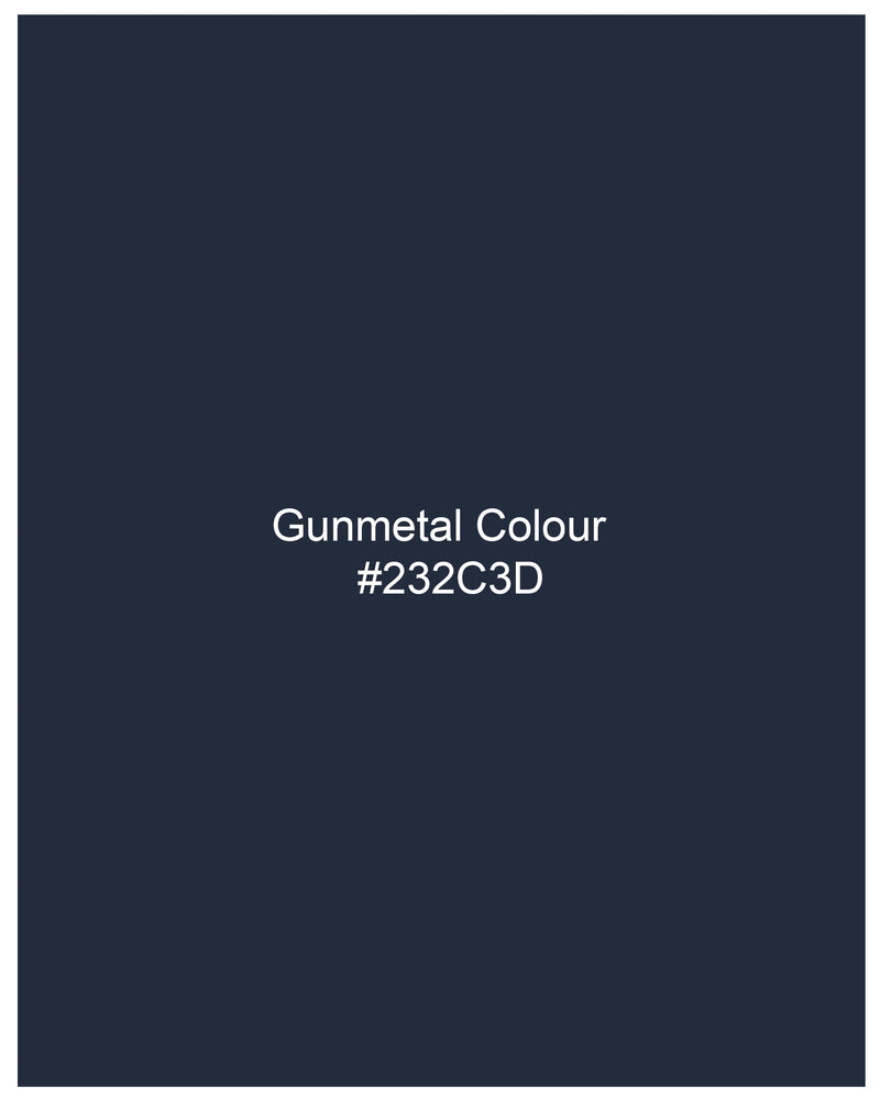 Gunmetal Blue Rinse Wash Stretchable Denim J162-32, J162-34, J162-36, J162-38, J162-40