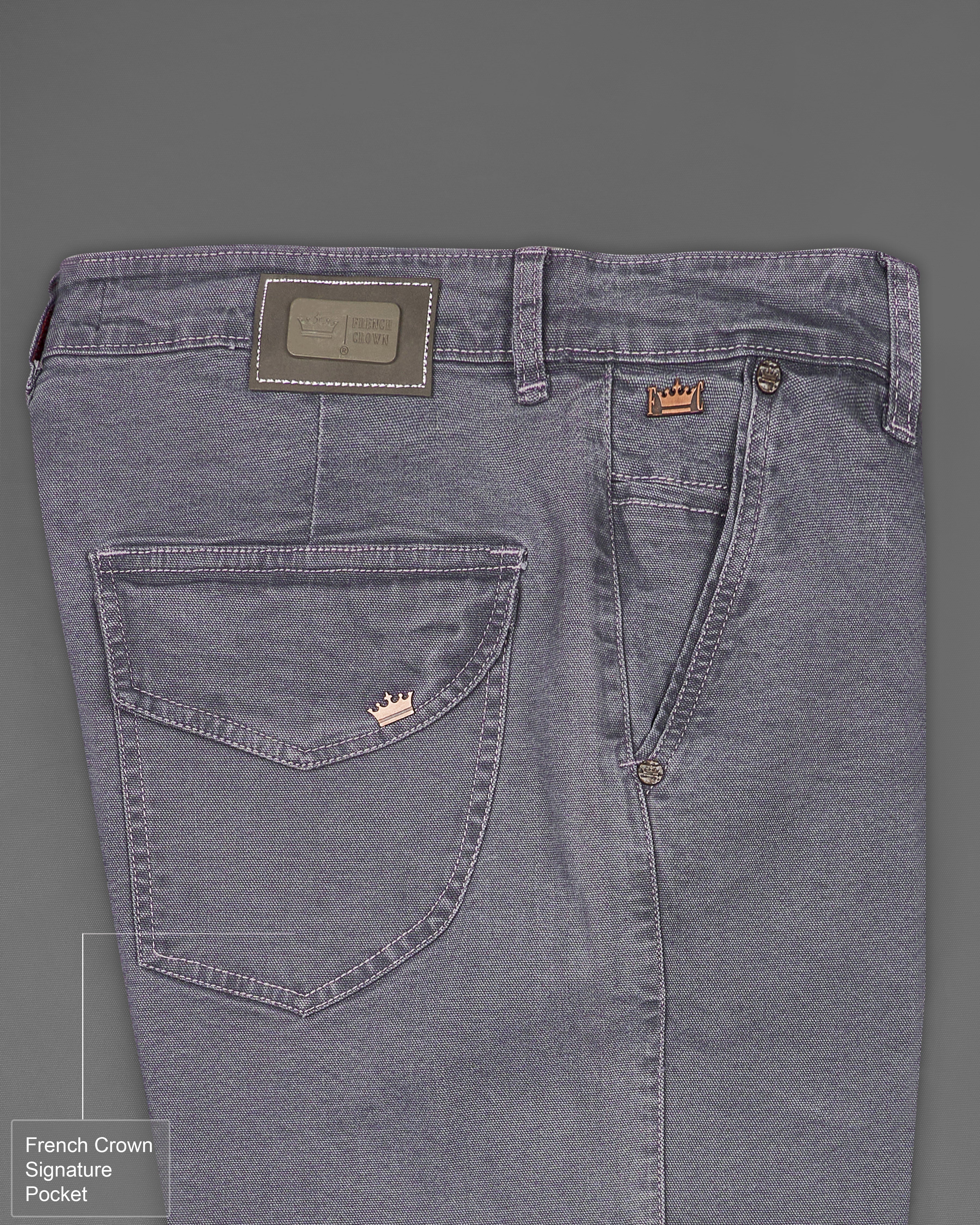 Shuttle Gray Rinse Wash Stretchable Cargo Denim J179-32, J179-34, J179-36, J179-38, J179-40