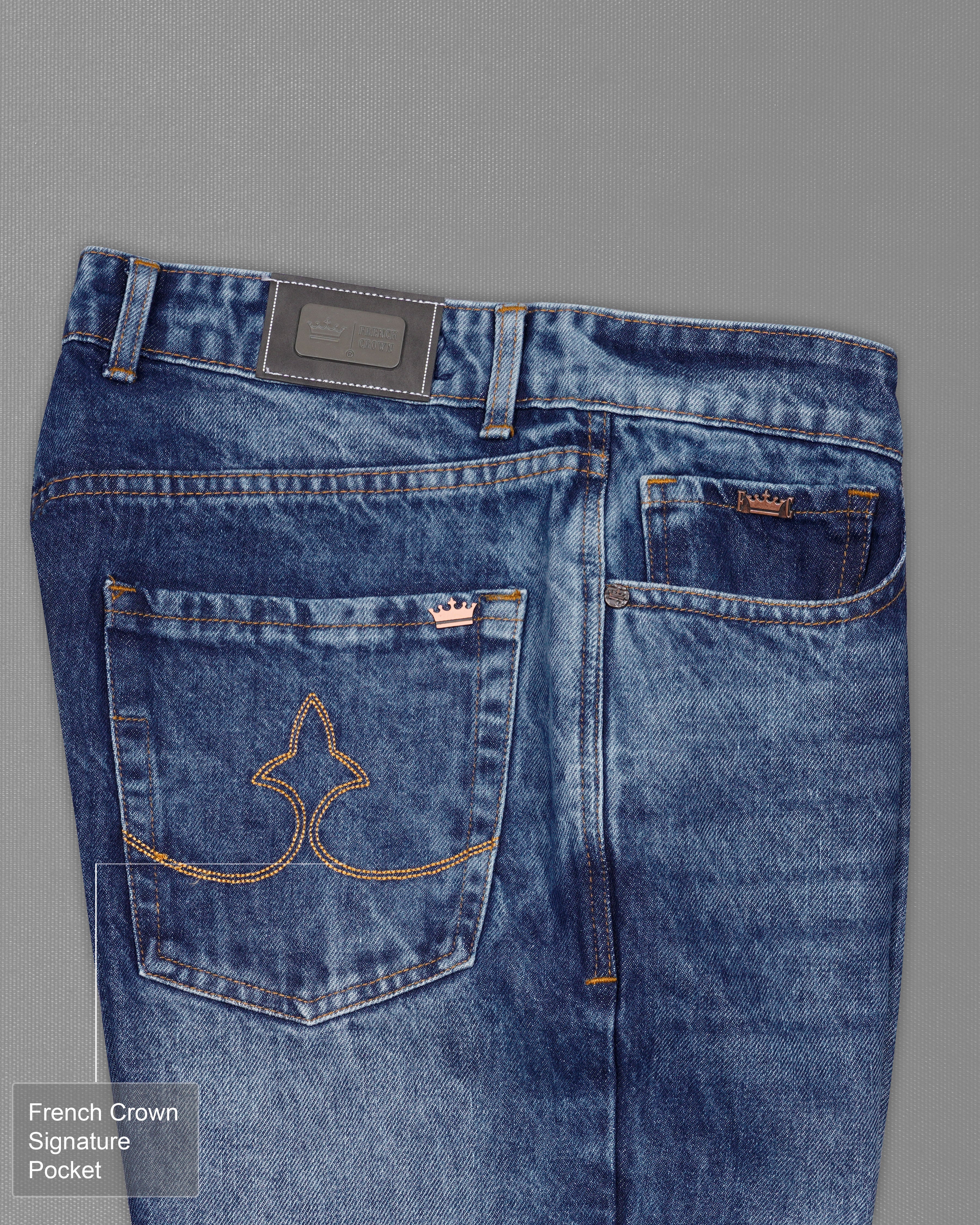 Rhino Blue Acid Wash Denim J198-30, J198-32, J198-34, J198-36, J198-38, J198-40