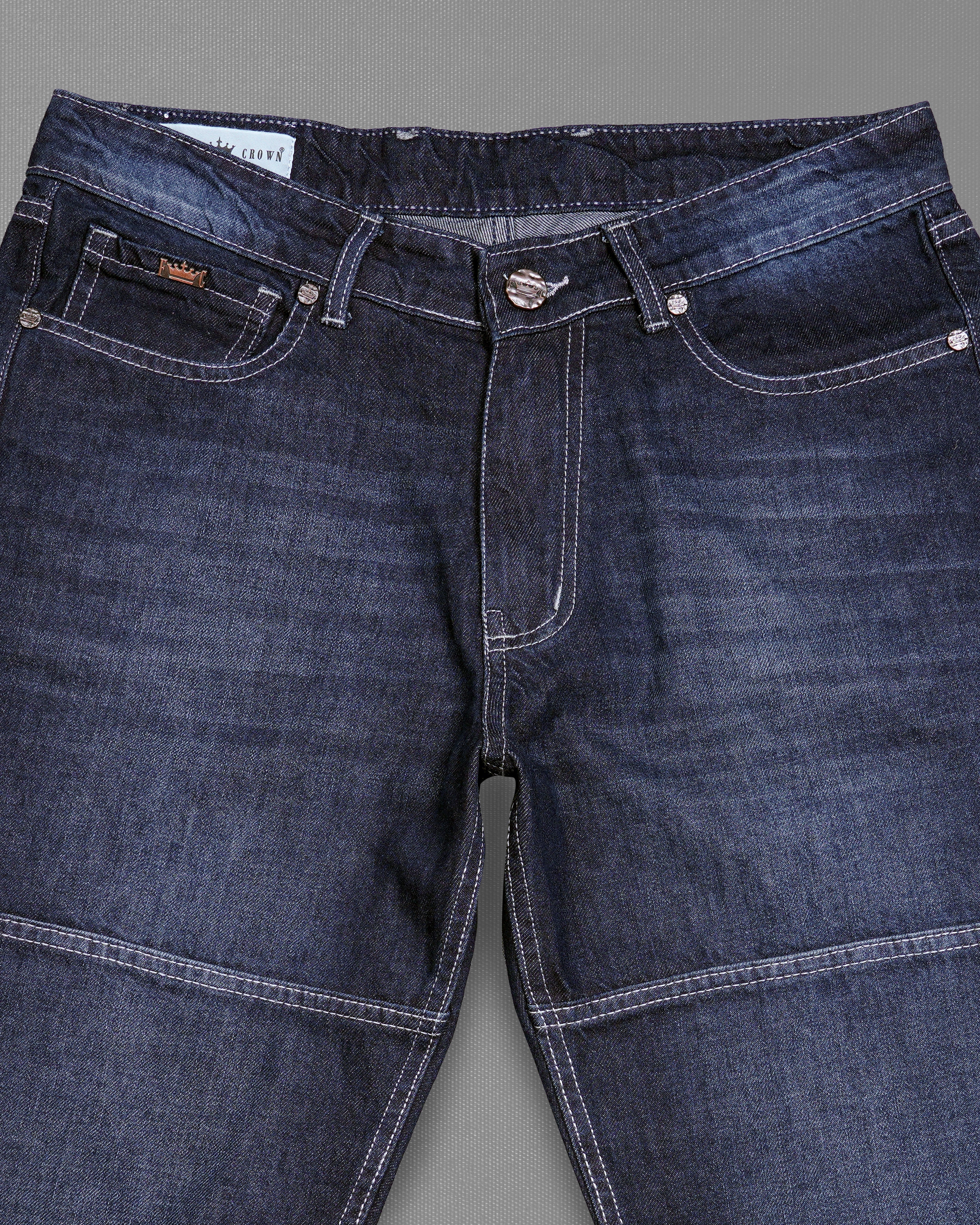 Mirage Blue Whiskering Wash Denim J203-30, J203-32, J203-34, J203-36, J203-38, J203-40