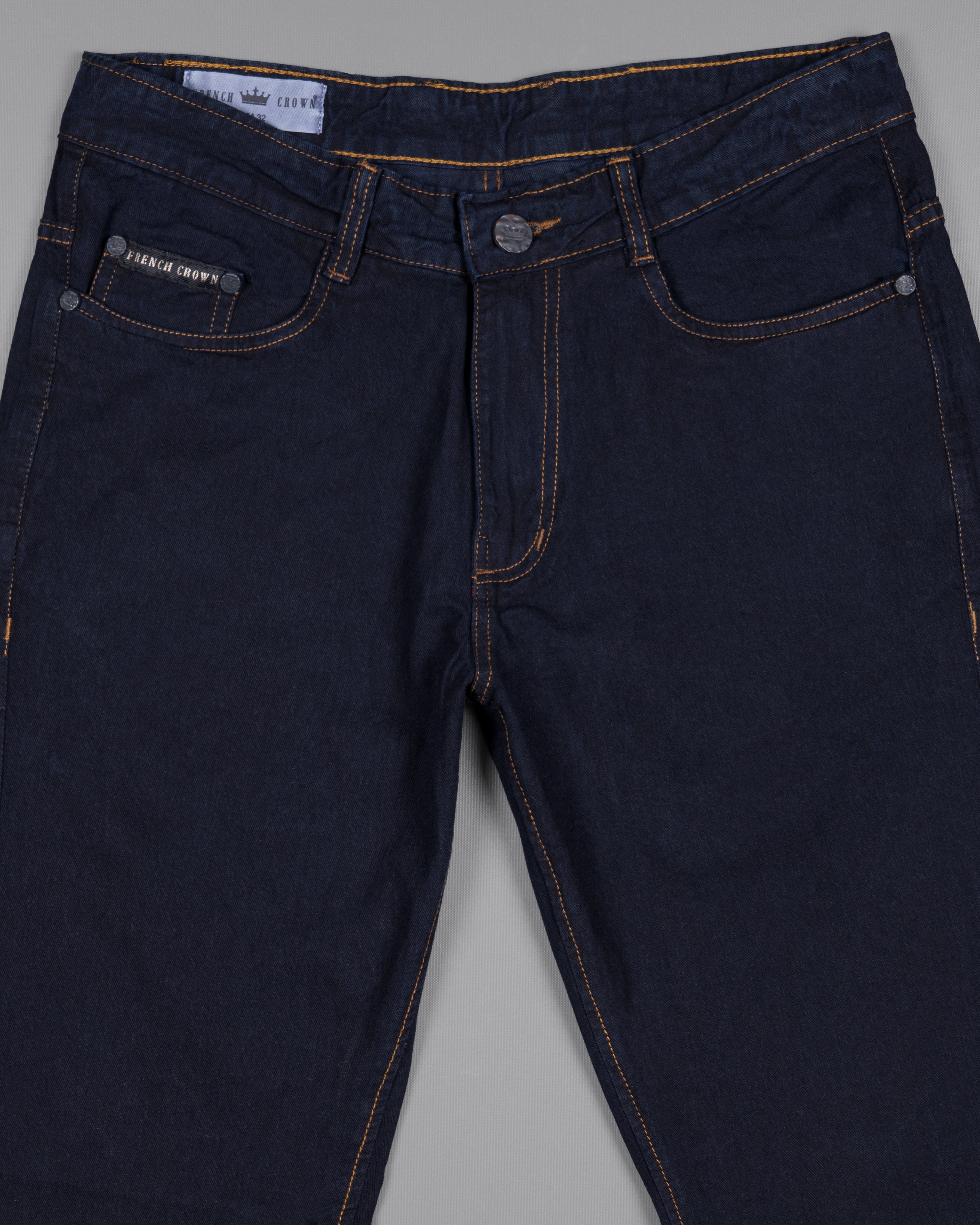 DARK WASH MIRAGE BLUE SLIM FIT MID-RISE CLEAN LOOK STRETCHABLE DENIM J77-30, J77-34, J77-36, J77-38, J77-40, J77-32