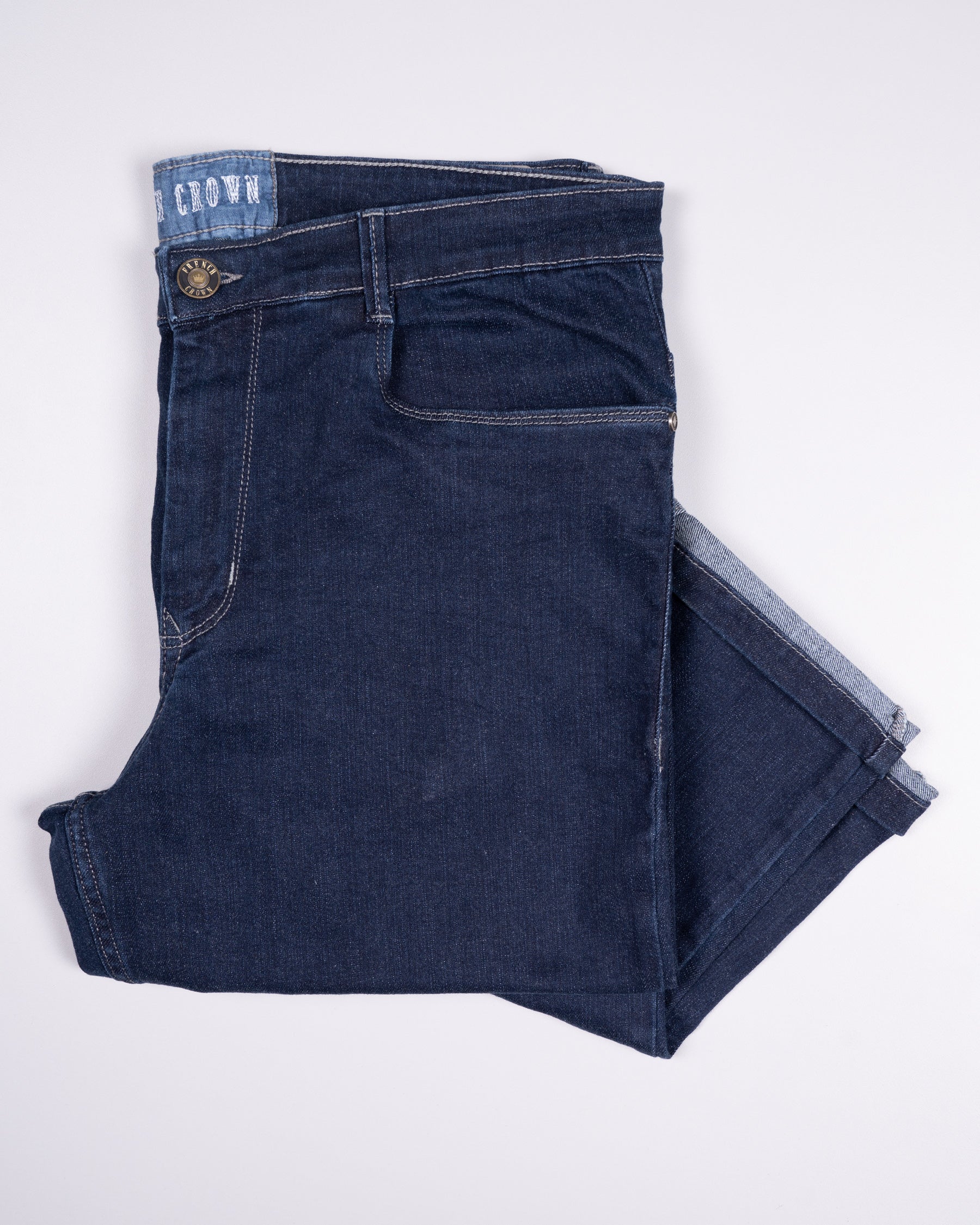 MARTINIQUE BLUE SLIM FIT MID-RISE CLEAN LOOK STRETCHABLE DENIM J89-32, J89-34, J89-36, J89-38, J89-40, J89-30