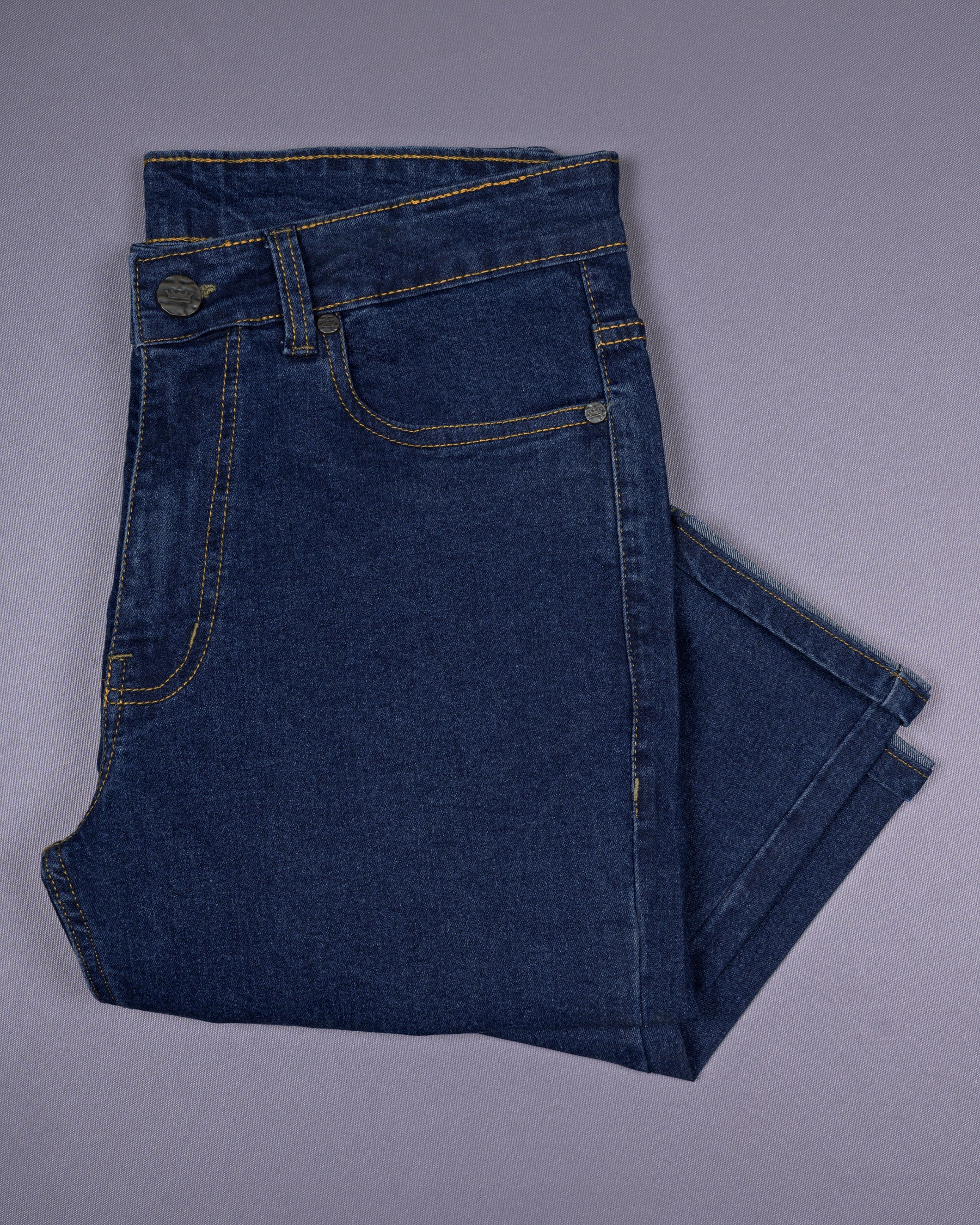 Blue Whale Slim Fit Mid-Rise Clean Look Stretchable Denim J94-32, J94-34, J94-36, J94-38, J94-40