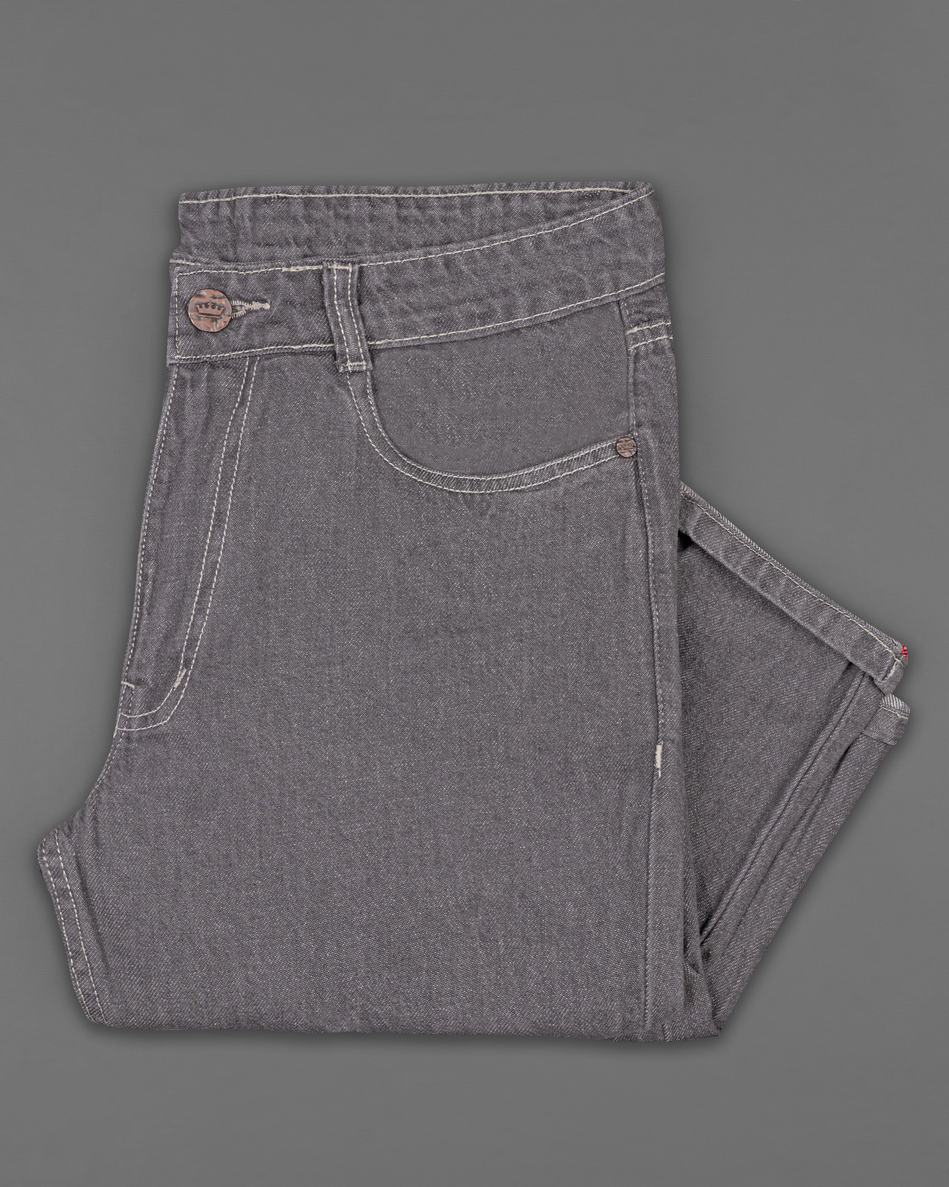 Flint Gray Multicolour Hand Painted Rinse Wash Denim J080-ART-32, J080-ART-34, J080-ART-36, J080-ART-38, J080-ART-40