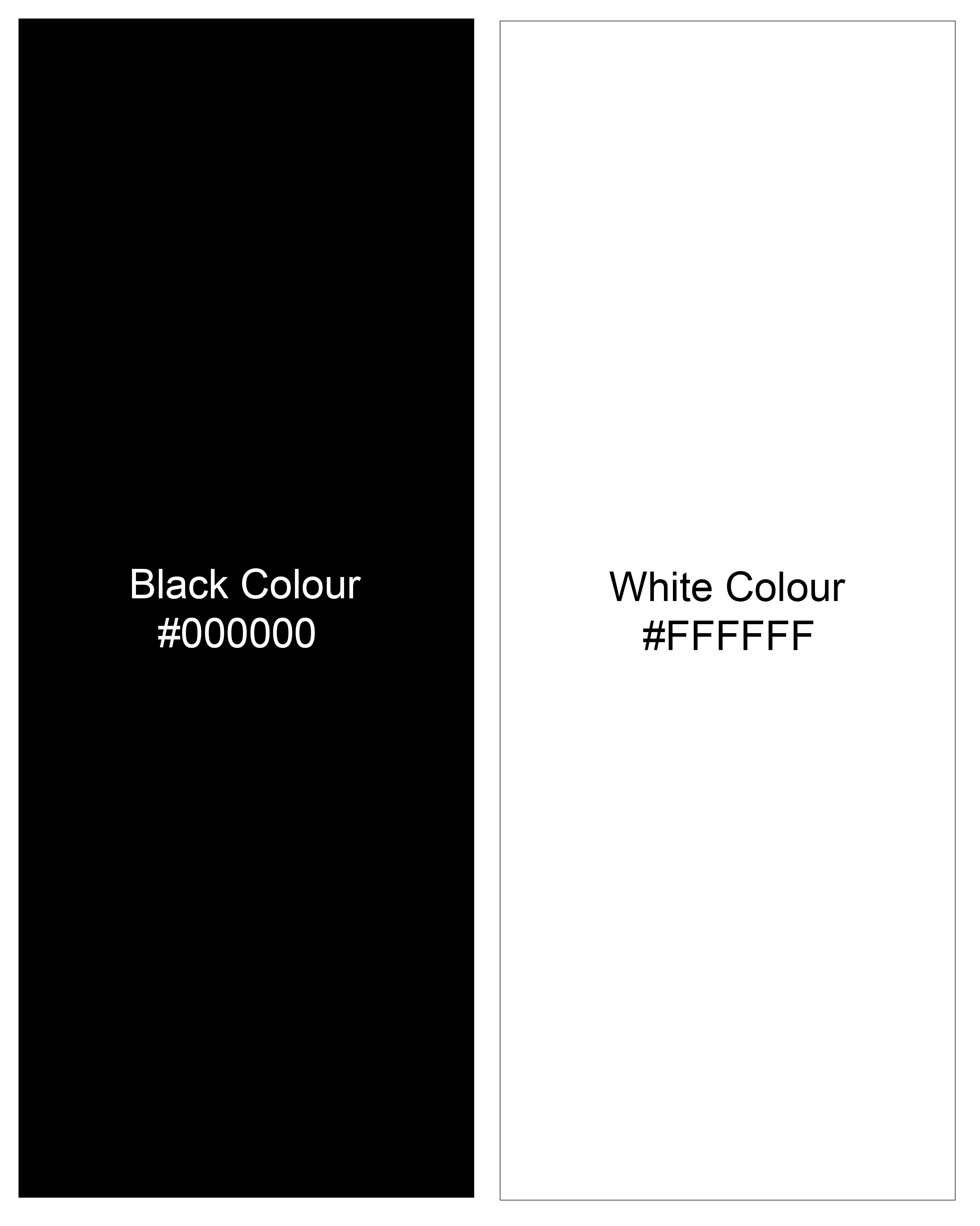 Bright White with Black Rinse Wash Piano Hand Painted Denim J100-ART008-30, J100-ART008-32, J100-ART008-34, J100-ART008-36, J100-ART008-38, J100-ART008-40