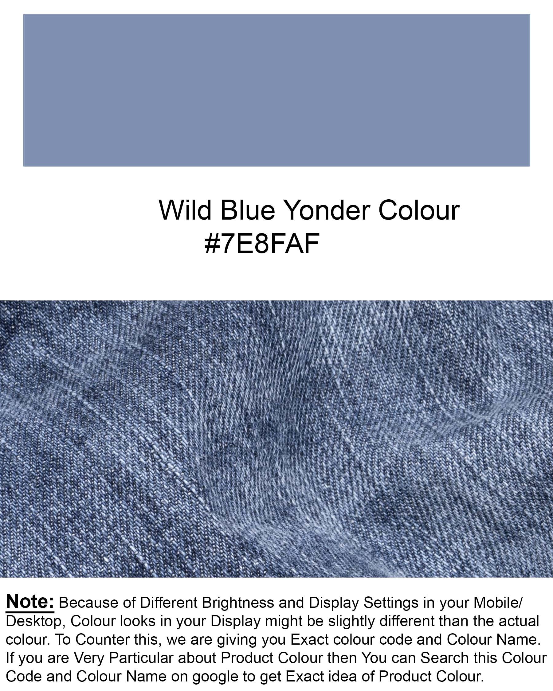 Wild Blue Yonder Acid Washed Comfort Fit Denim J107-32, J107-34, J107-36, J107-38, J107-40