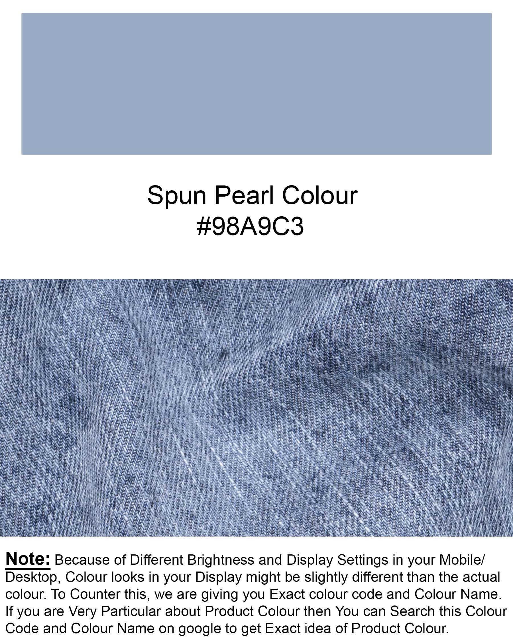 Spun Pearl Acid Washed Comfort Fit Denim J109-32, J109-34, J109-36, J109-38, J109-40