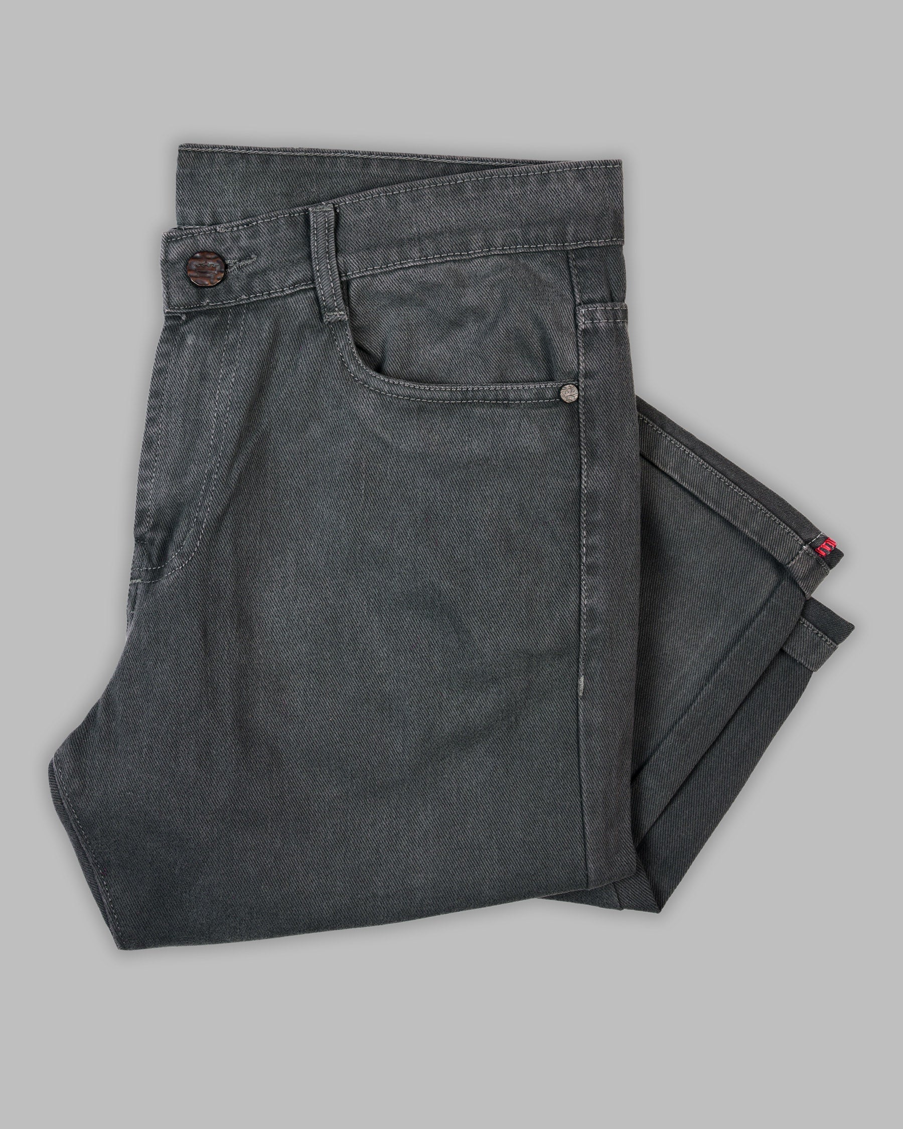 Shadow Gray Slim Fit Mid-Rise Clean Look Stretchable Denim J76-32, J76-34, J76-38, J76-30, J76-40, J76-36