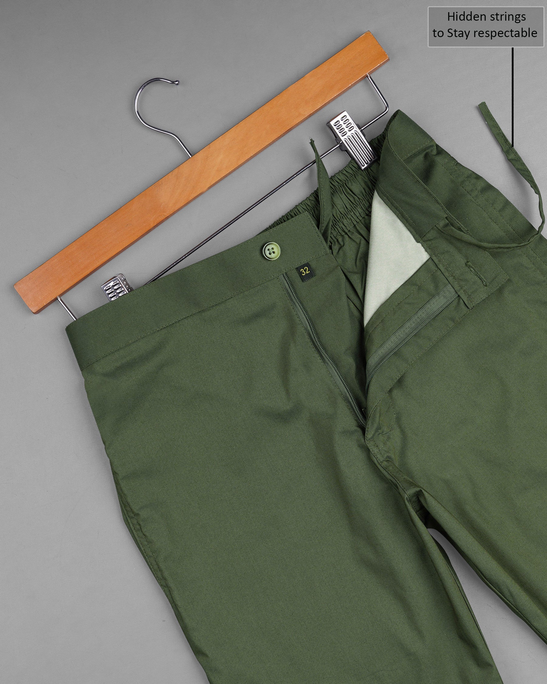 Kelp Green Premium Cotton Lounge Pant LP180-28, LP180-30, LP180-32, LP180-34, LP180-36, LP180-38, LP180-40, LP180-42, LP180-44 