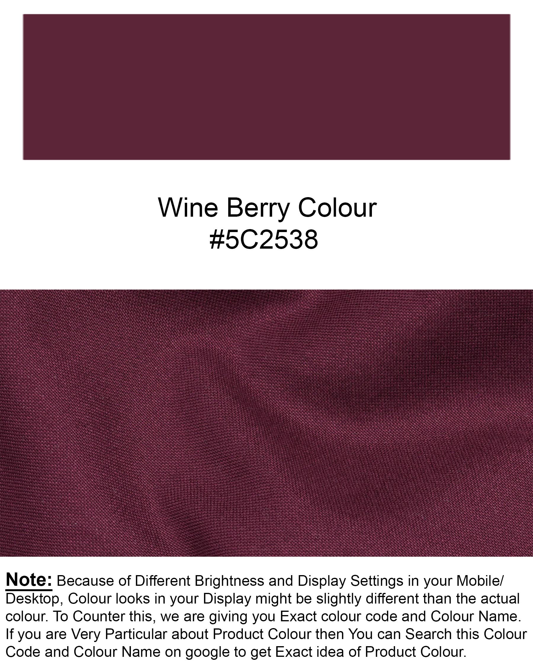 Wine Berry Maroon Royal Oxford Lounge Pant LP184-28, LP184-30, LP184-32, LP184-34, LP184-36, LP184-38, LP184-40, LP184-42, LP184-44