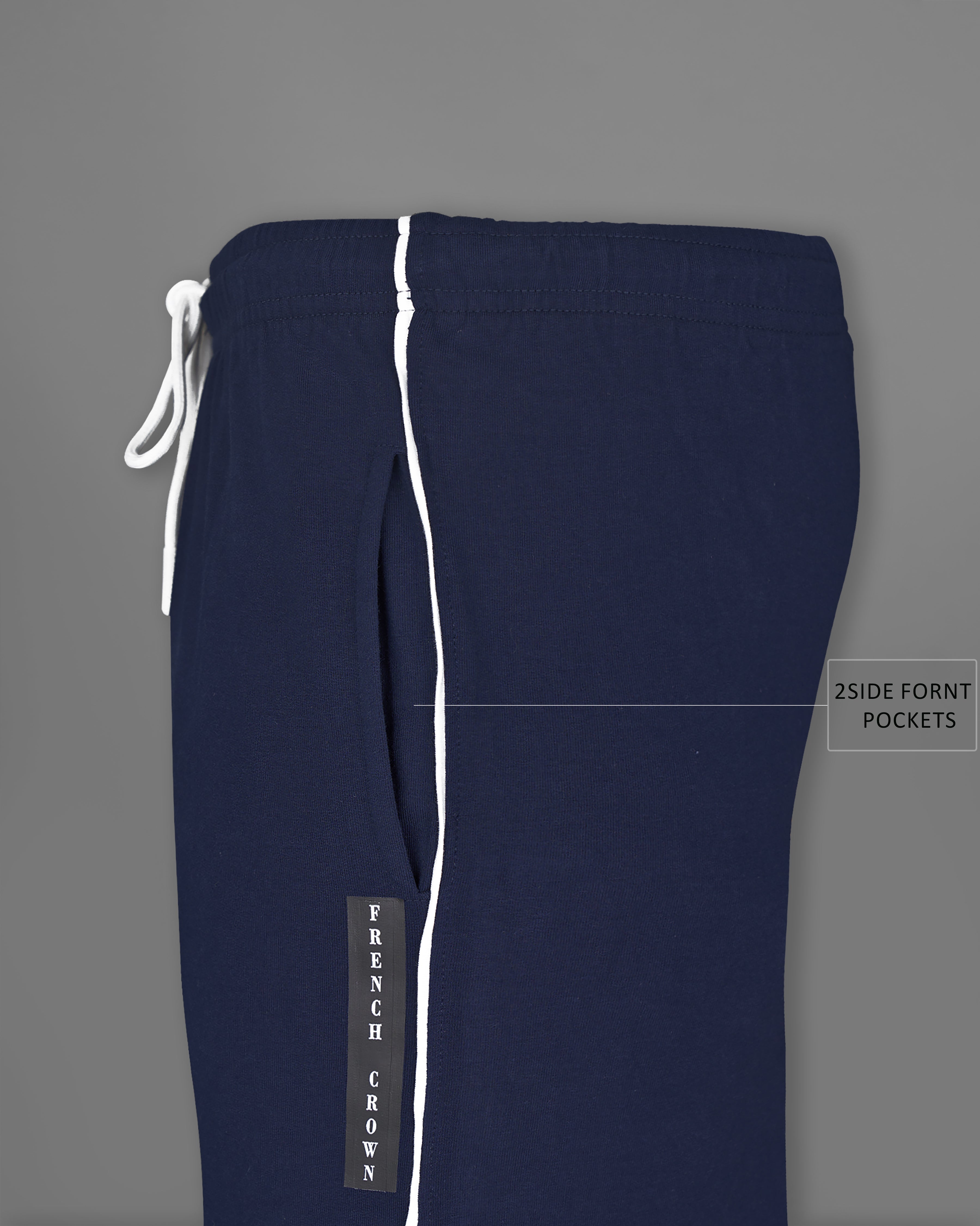 Ebony Navy Blue Premium Cotton Lounge Pants LP186-28, LP186-30, LP186-32, LP186-34, LP186-36, LP186-38, LP186-40, LP186-42, LP186-44