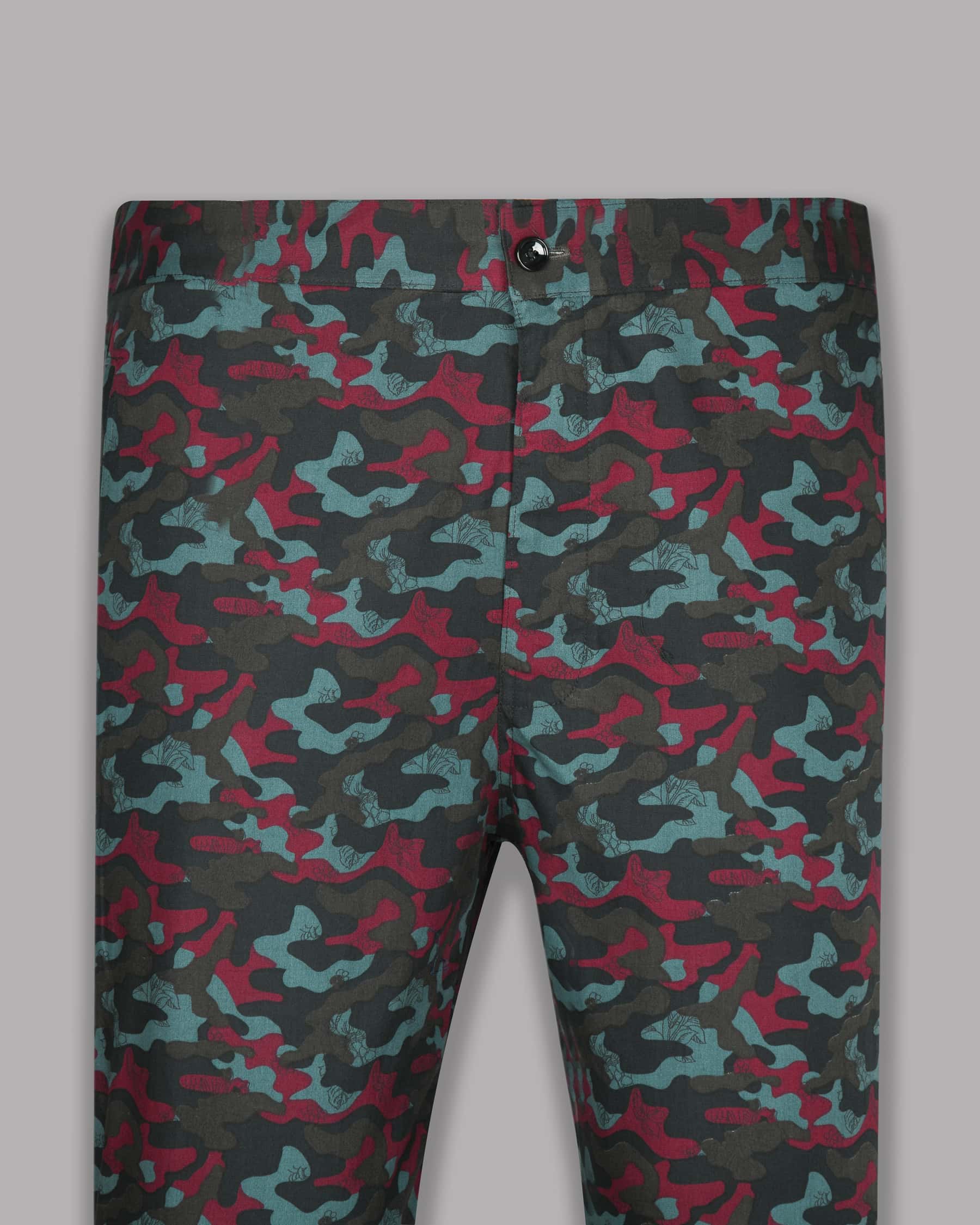 Colourful Military Camouflage Print  Premium Cotton Lounge Pant