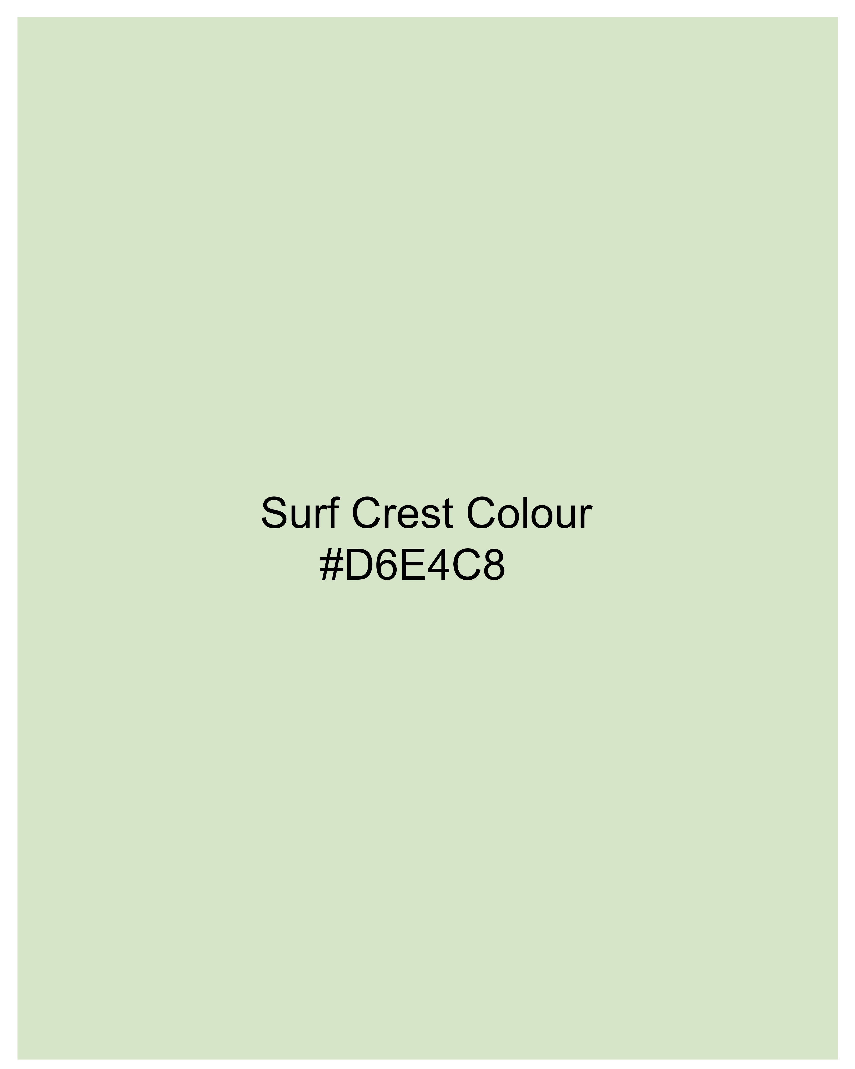 Surf Crest Green Satin Pyjama F-6325