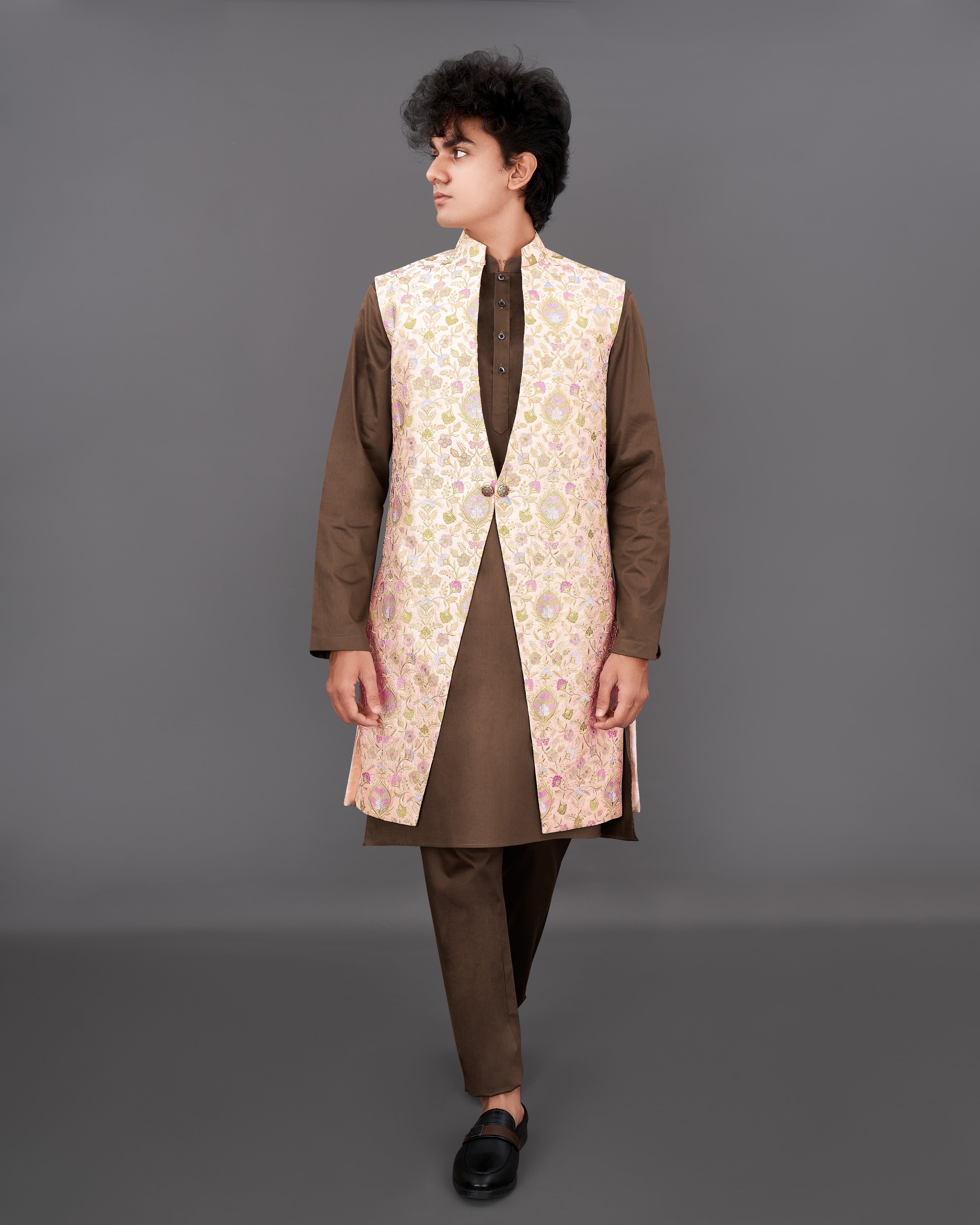 Dark Brown Pants F-6310