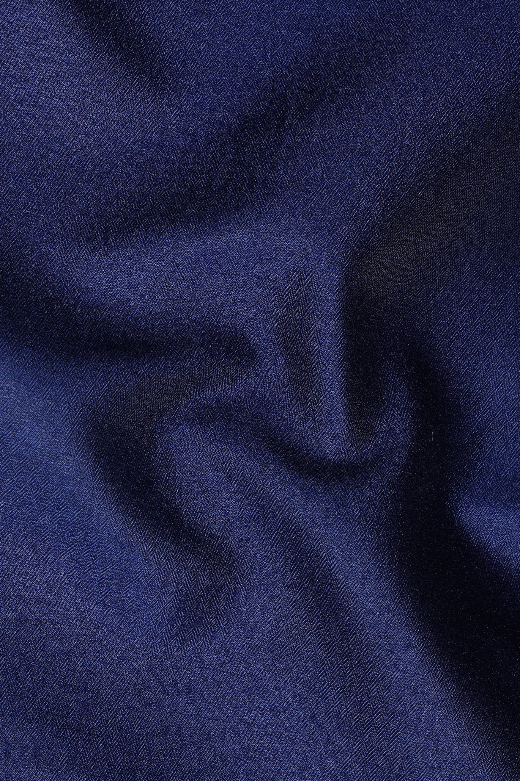 Haiti and Rhino Blue Geometric Thread and Sequin Embroidered Indo-Western