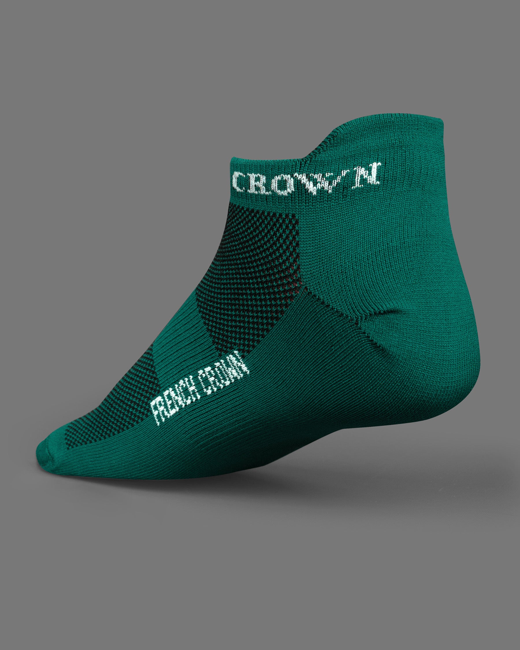Dark Green Ankle Length Socks  SO033