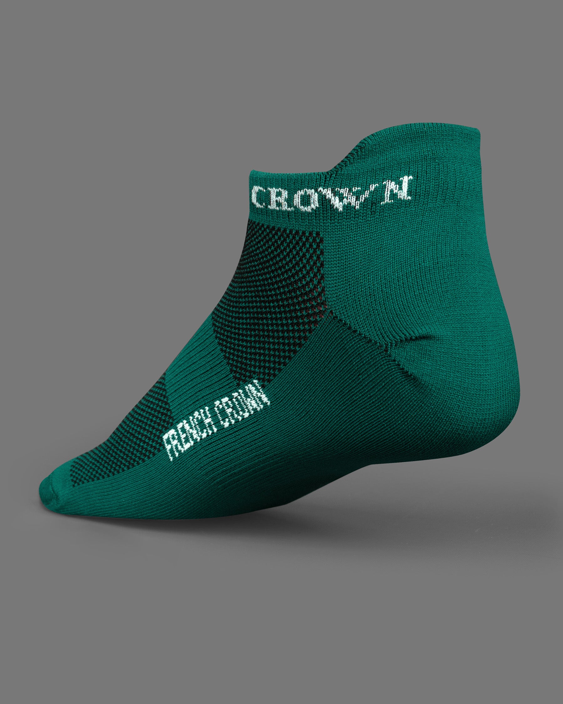 Pack of 4: Sky Blue, Navy Blue, Yellow, and green textured Premium Combed Cotton Ankle Length And No-Show socks SOC007