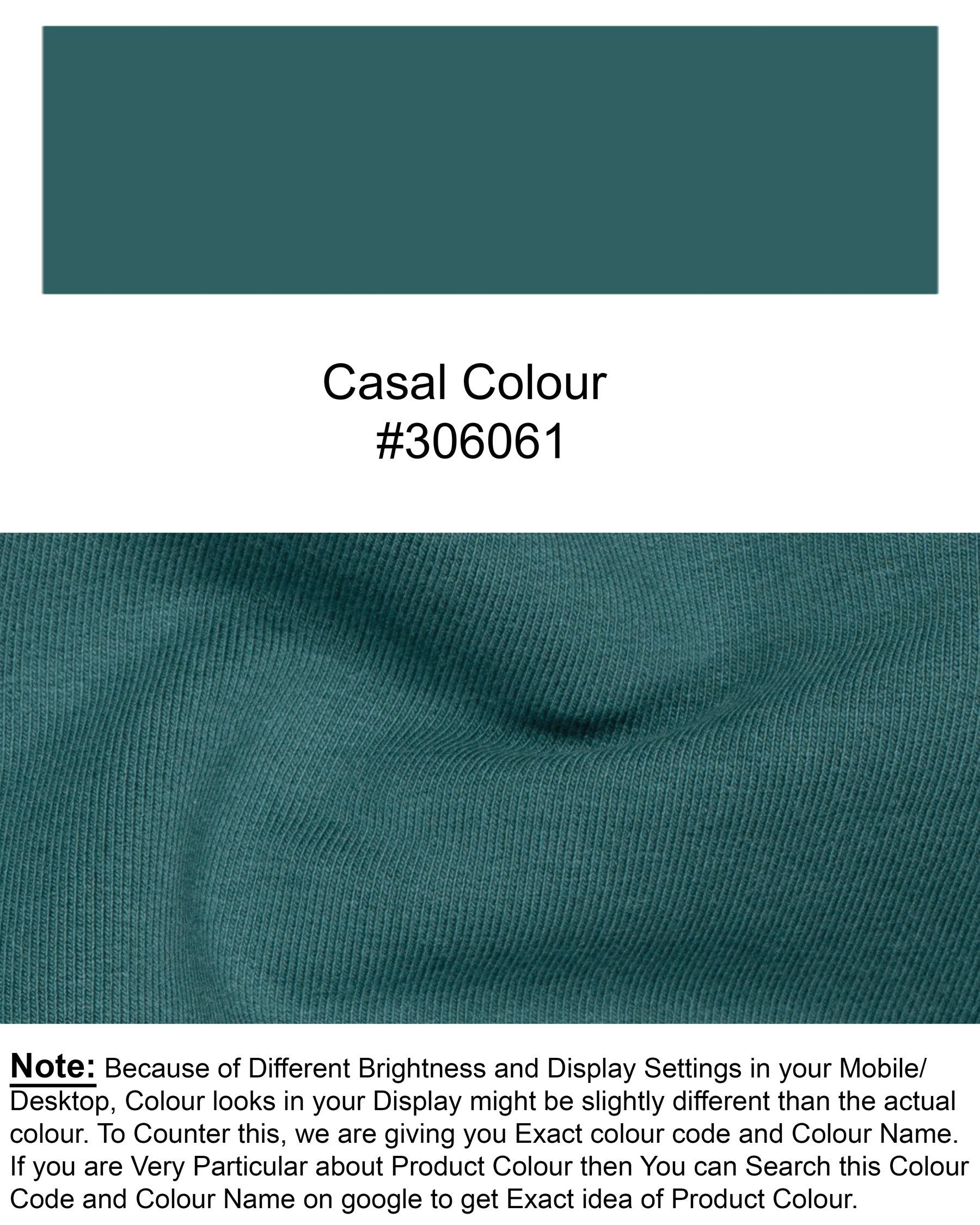 Casal Green Premium Cotton Swim Shorts