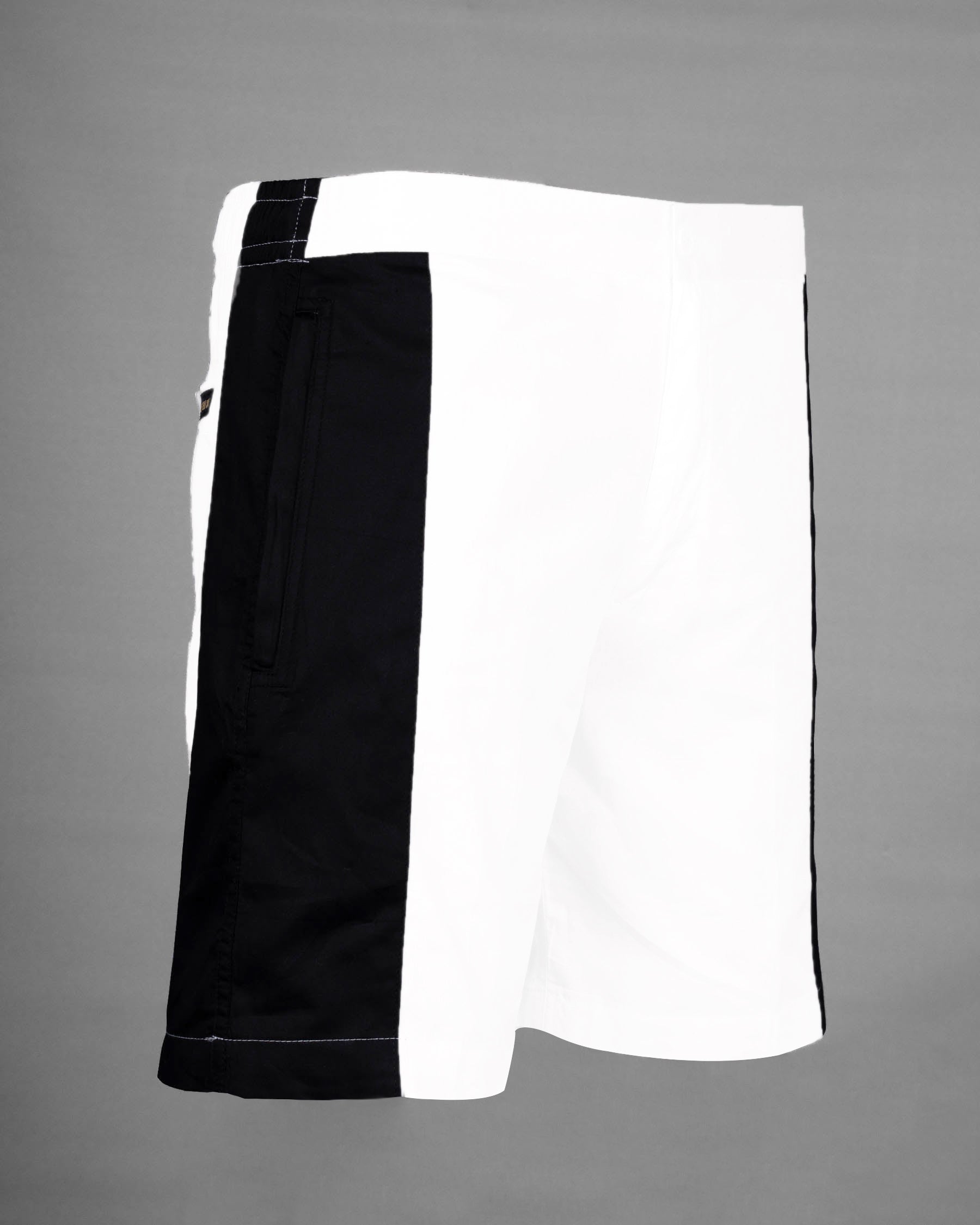 Bright White and Black Super Soft Premium Cotton Designer Shorts SR150-28, SR150-30, SR150-32, SR150-34, SR150-36, SR150-38, SR150-40, SR150-42, SR150-44