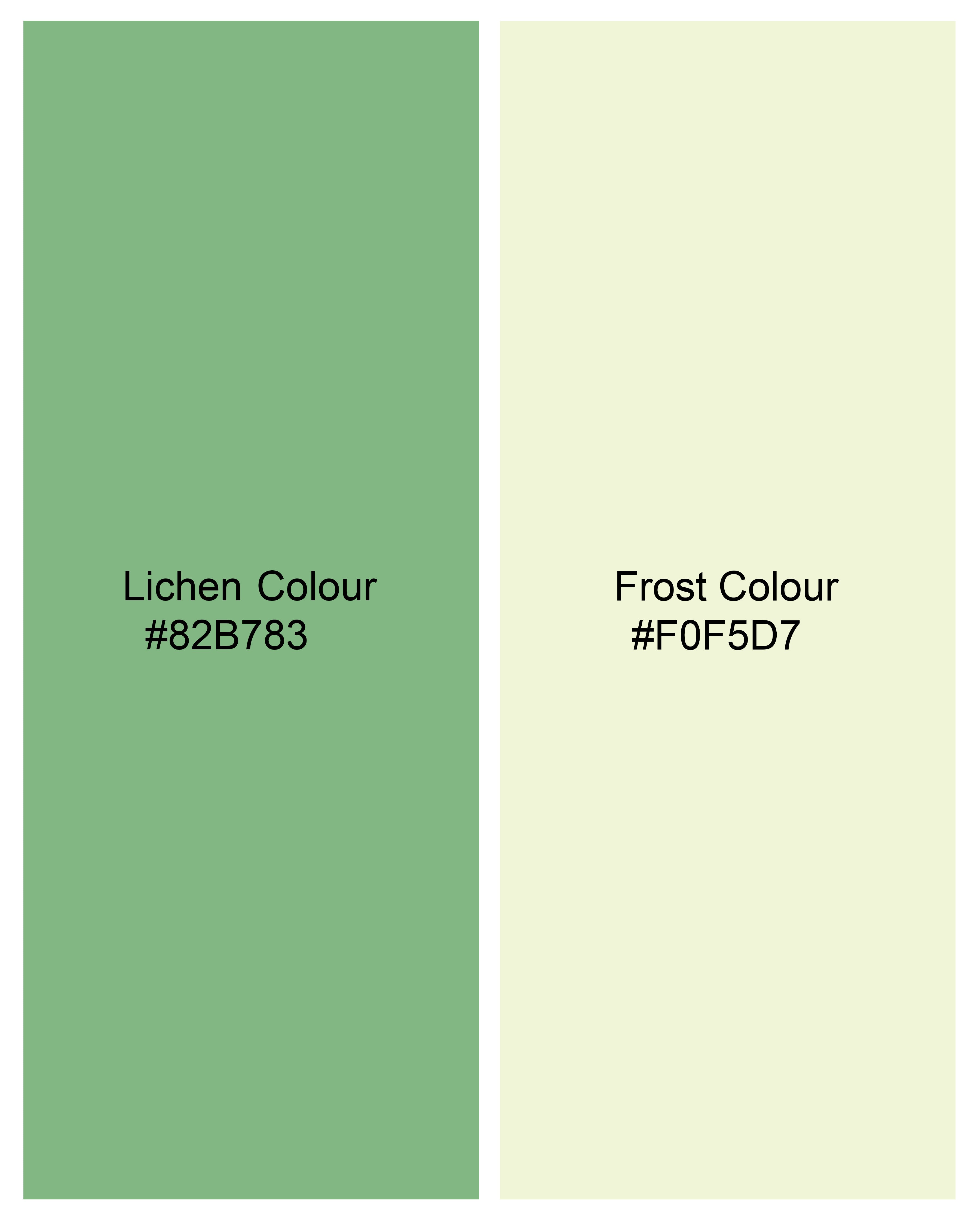 Lichen Green Ditsy Printed Premium Cotton Shorts SR184-28, SR184-30, SR184-32, SR184-34, SR184-36, SR184-38, SR184-40, SR184-42, SR184-44