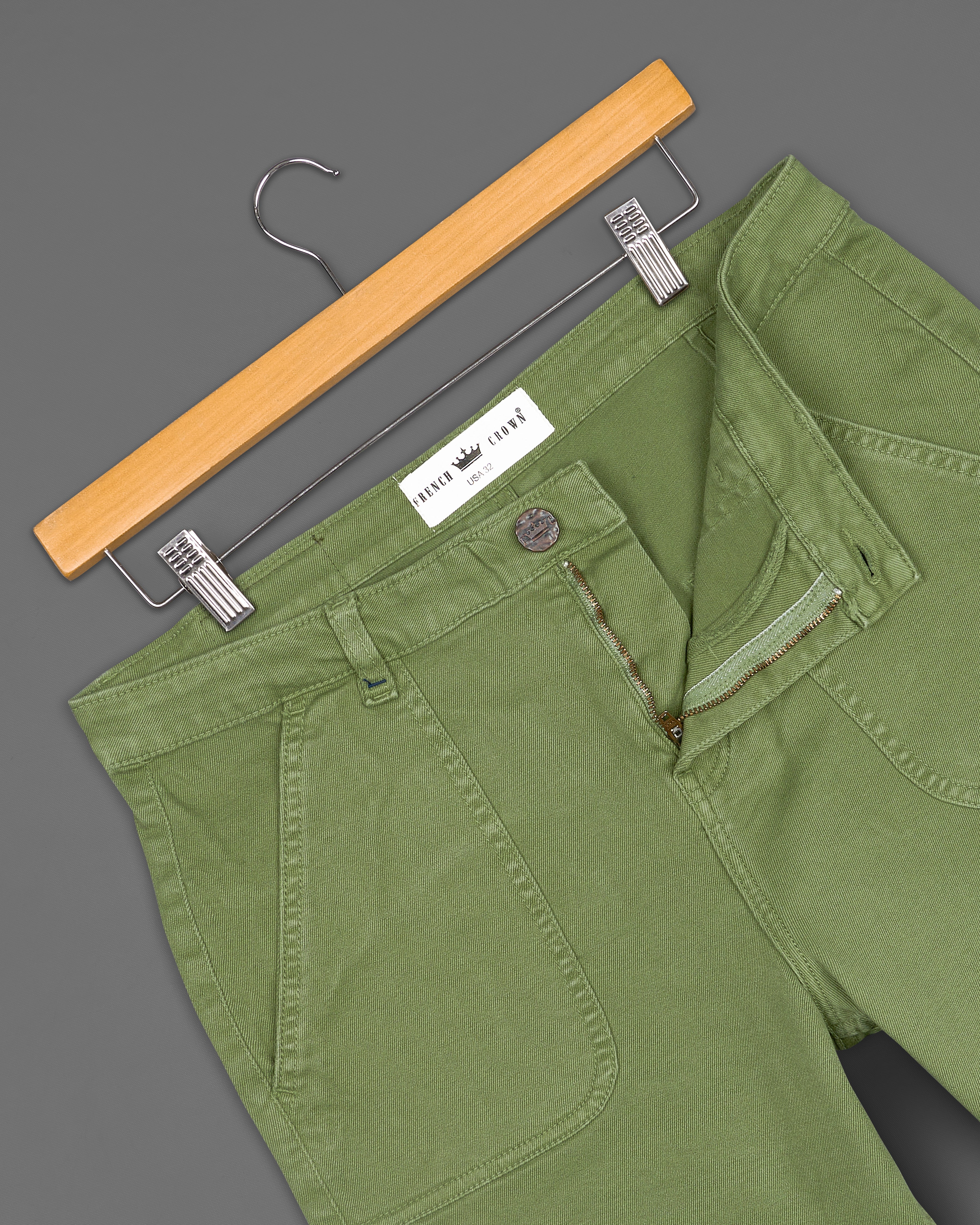 Creek Green Denim Shorts SR188-28, SR188-30, SR188-32, SR188-34, SR188-36, SR188-38, SR188-40, SR188-42, SR188-44