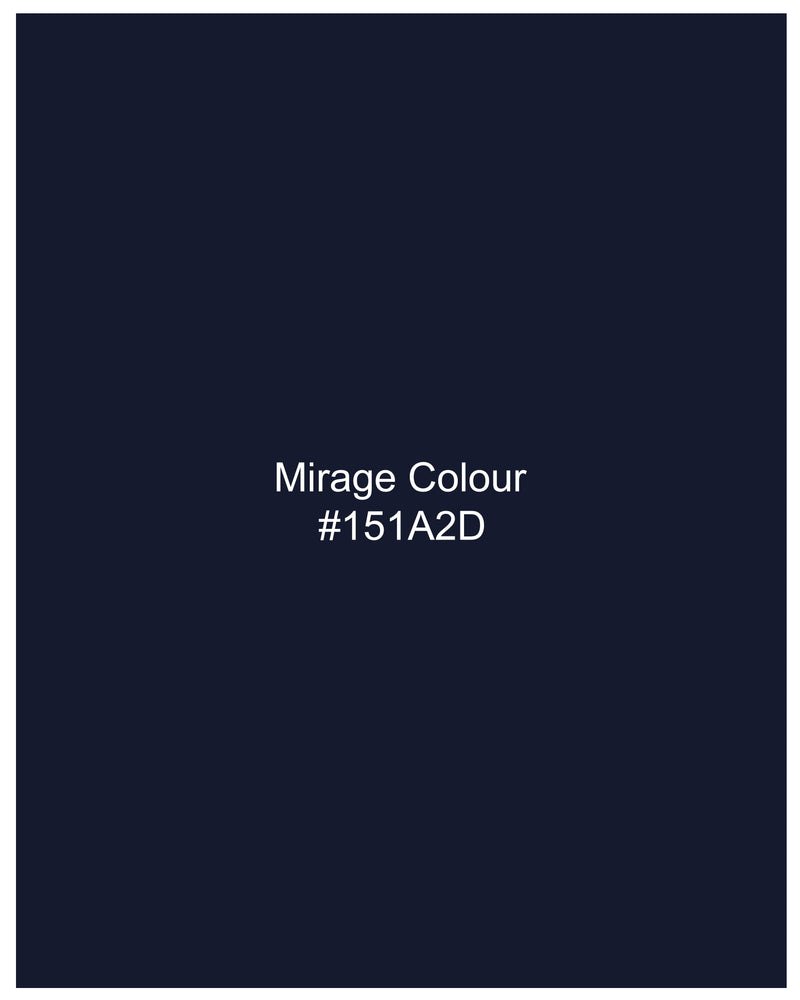 Mirage Navy Blue Whiskering Wash Denim Shorts SR223-28, SR223-30, SR223-32, SR223-34, SR223-36, SR223-38, SR223-40, SR223-42, SR223-44