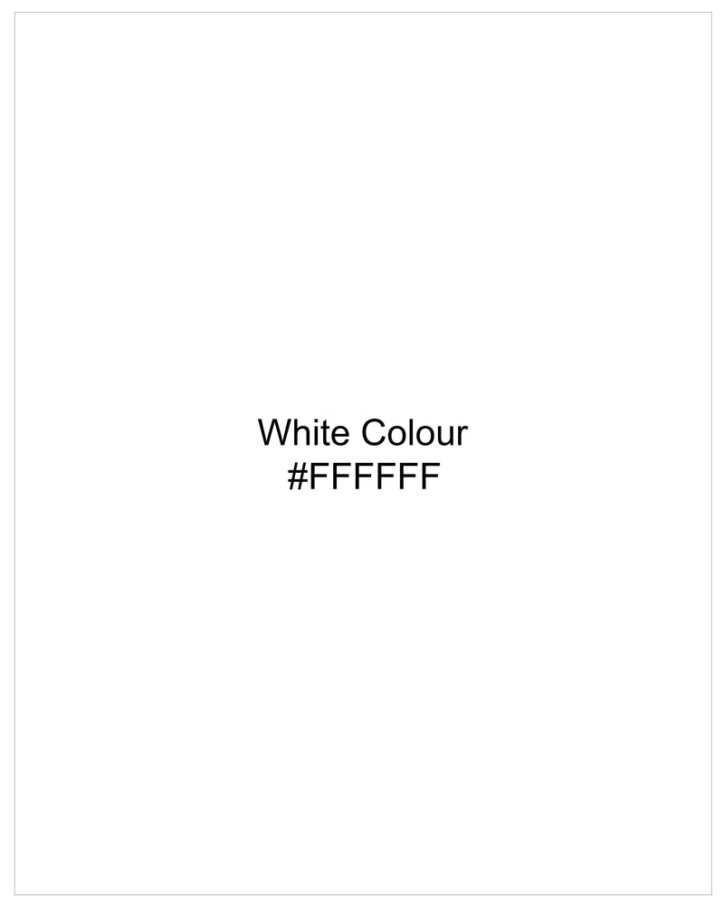 Bright White Dobby Textured Giza Cotton Shorts SR226-28, SR226-30, SR226-32, SR226-34, SR226-36, SR226-38, SR226-40, SR226-42, SR226-44