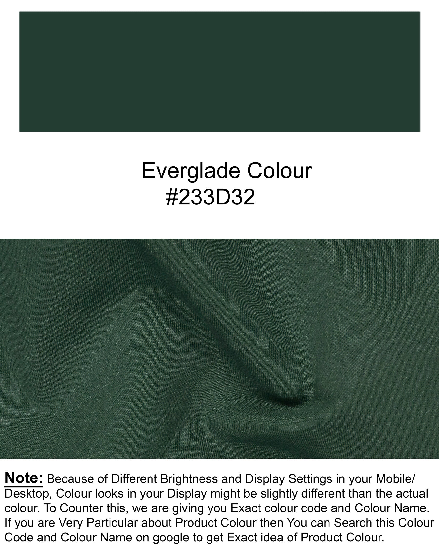 Everglade Green Premium Cotton Swim Shorts