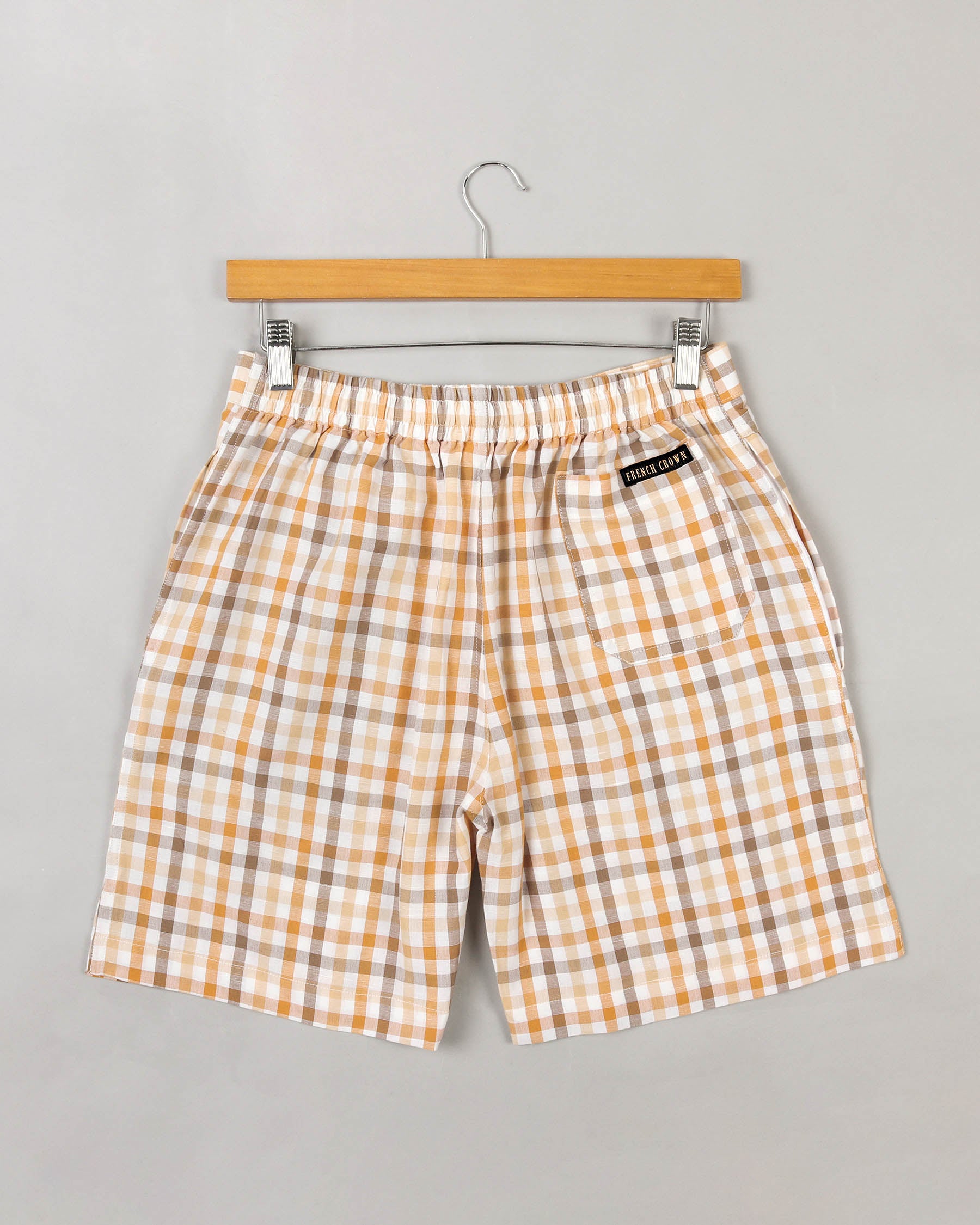 ORANGE PLAID PREMIUM LINEN
Shorts