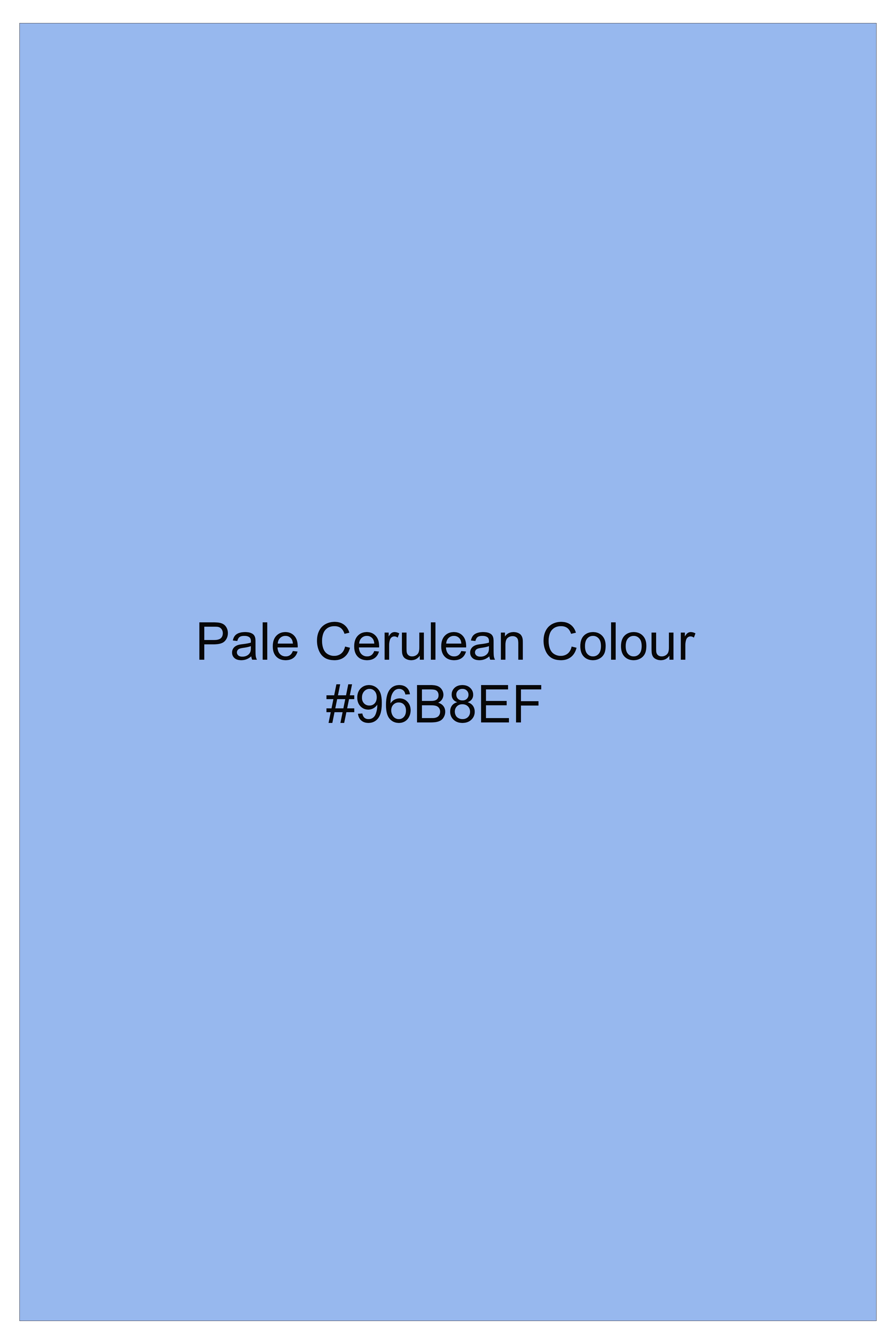 Pale Cerulean Blue Premium Cotton Shorts