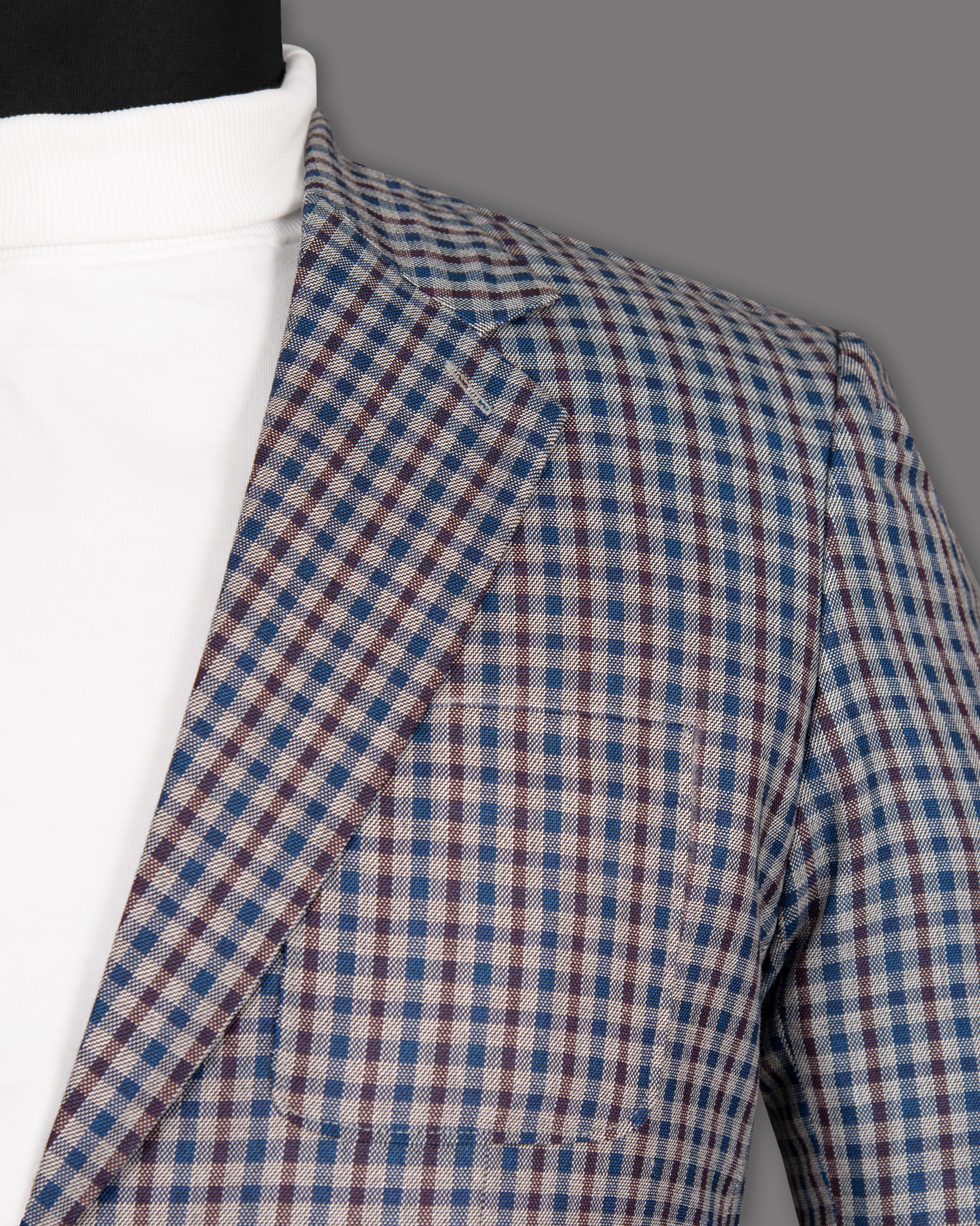 Brown with STue Gingham wool rich Suit ST1278-SB-PP-38, ST1278-SB-PP-40, ST1278-SB-PP-42, ST1278-SB-PP-44, ST1278-SB-PP-36, ST1278-SB-PP-56, ST1278-SB-PP-46, ST1278-SB-PP-48, ST1278-SB-PP-50, ST1278-SB-PP-52, ST1278-SB-PP-54, ST1278-SB-PP-58, ST1278-SB-PP-60