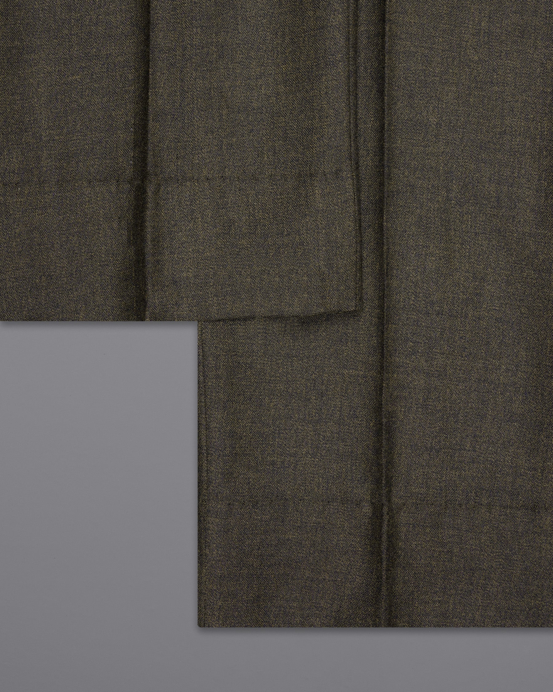 Merlin Green Cross Buttoned Bandhgala Wool Rich Suit ST1426-CBG-36, ST1426-CBG-38, ST1426-CBG-40, ST1426-CBG-42, ST1426-CBG-44, ST1426-CBG-46, ST1426-CBG-48, ST1426-CBG-50, ST1426-CBG-52, ST1426-CBG-54, ST1426-CBG-56, ST1426-CBG-58, ST1426-CBG-60