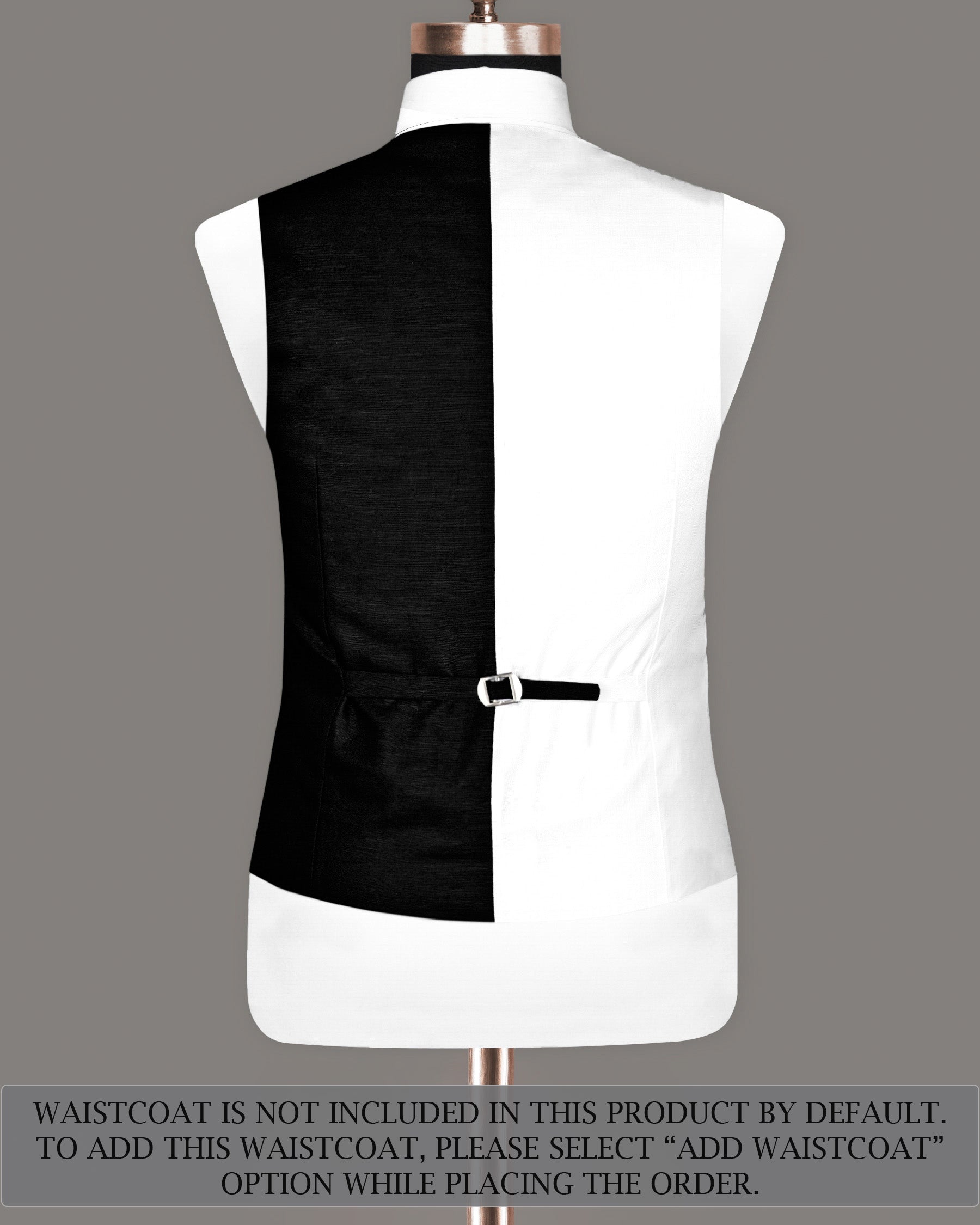 Black & White Luxurious Linen Suit