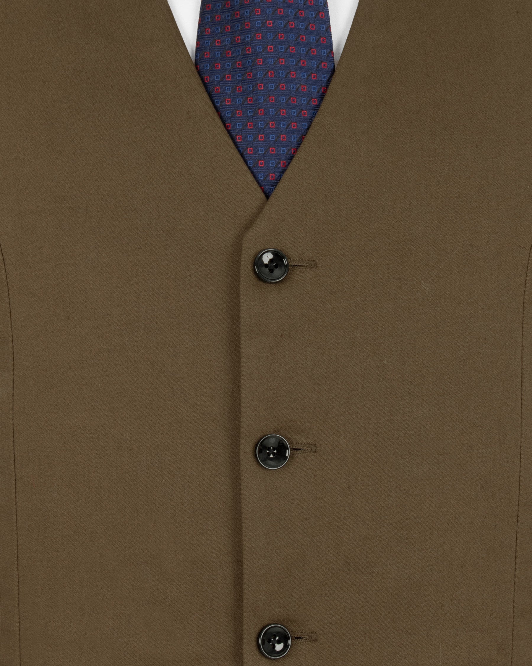Hemlock Brown Double Breasted Premium Cotton Suit