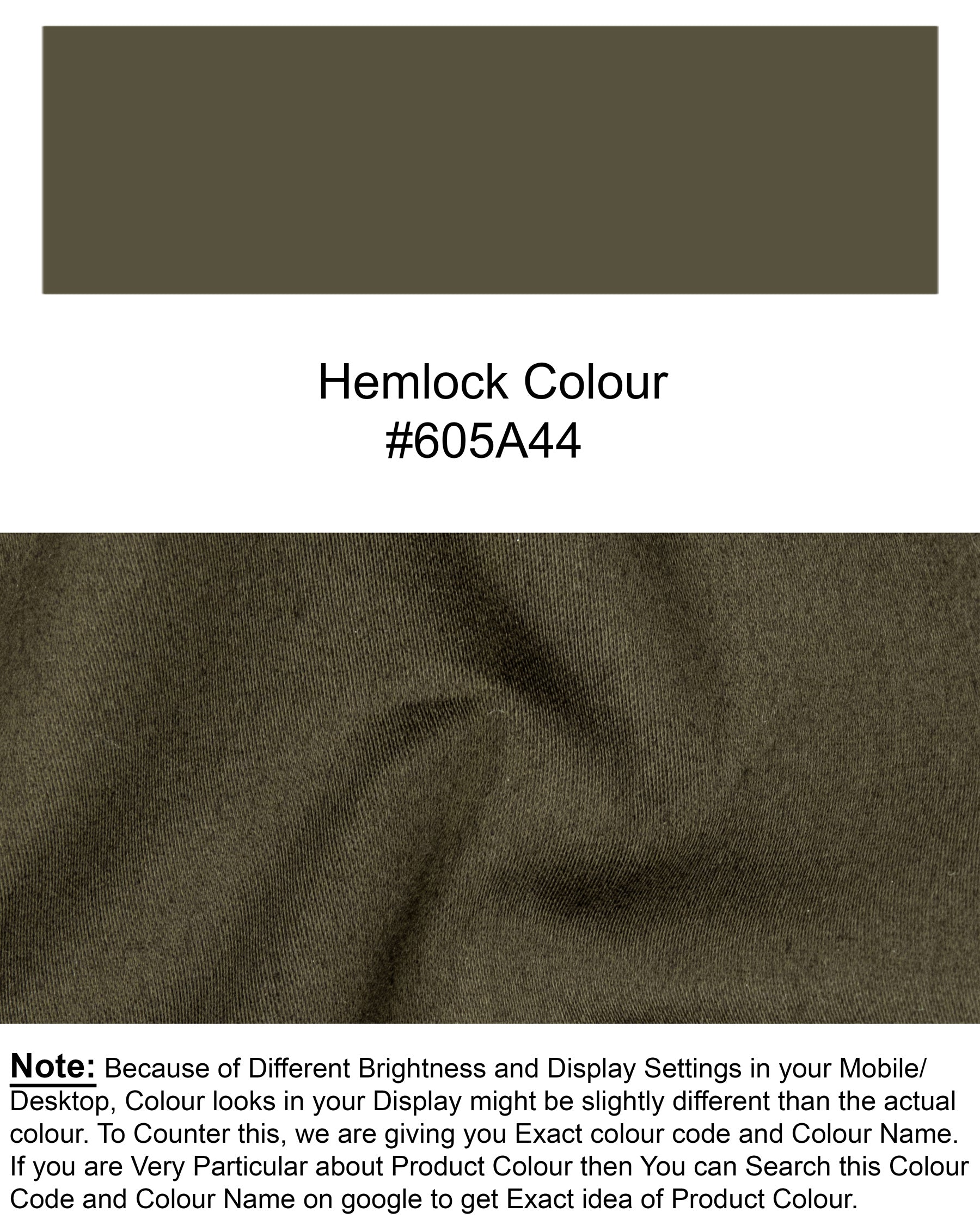 Hemlock Brown StretchaSTe Premium Cotton Suit ST1263-SBP-36, ST1263-SBP-38, ST1263-SBP-40, ST1263-SBP-42, ST1263-SBP-44, ST1263-SBP-46, ST1263-SBP-48, ST1263-SBP-50, ST1263-SBP-52, ST1263-SBP-54, ST1263-SBP-56, ST1263-SBP-58, ST1263-SBP-60