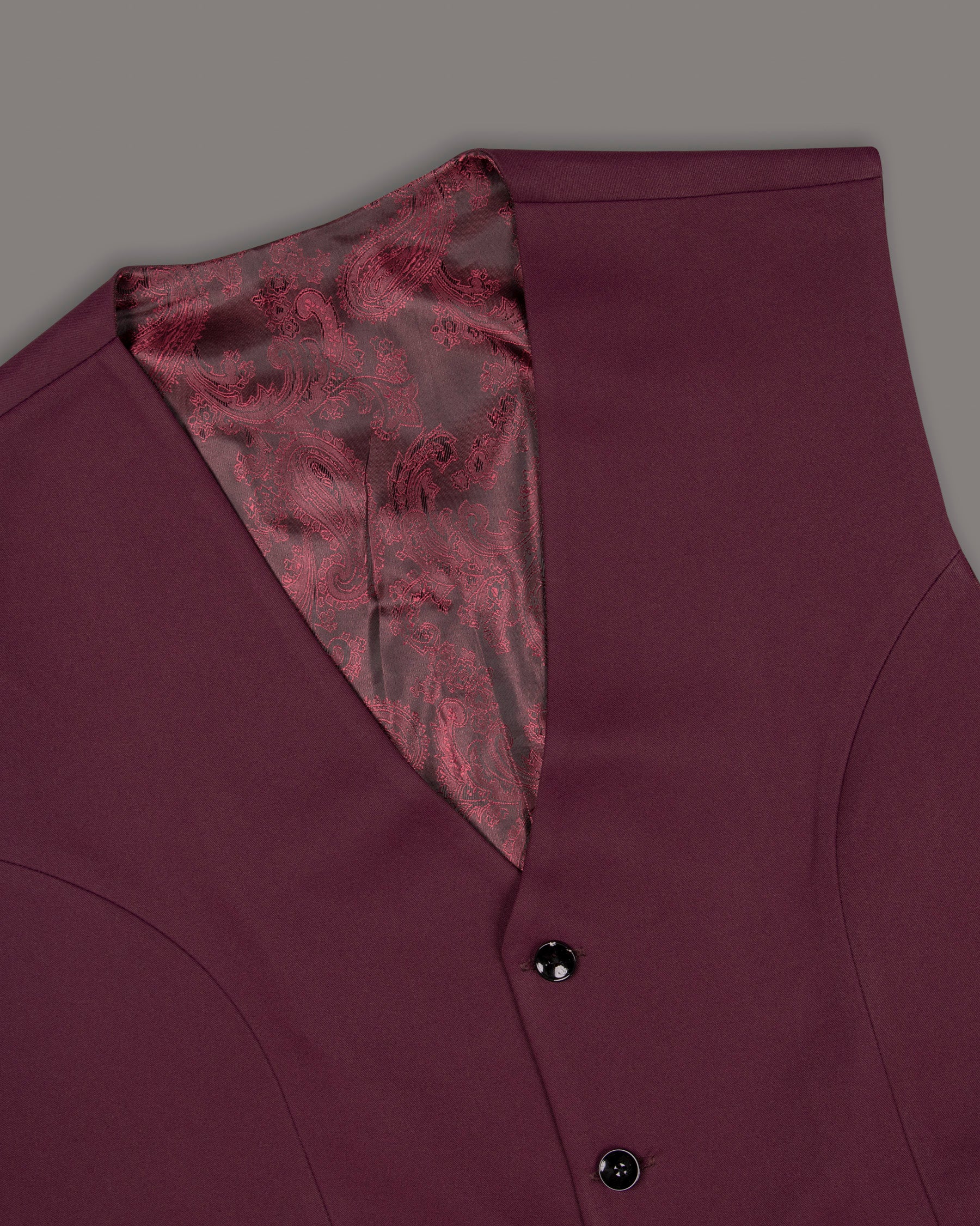 Wine Berry Woolrich Tuxedo Suit