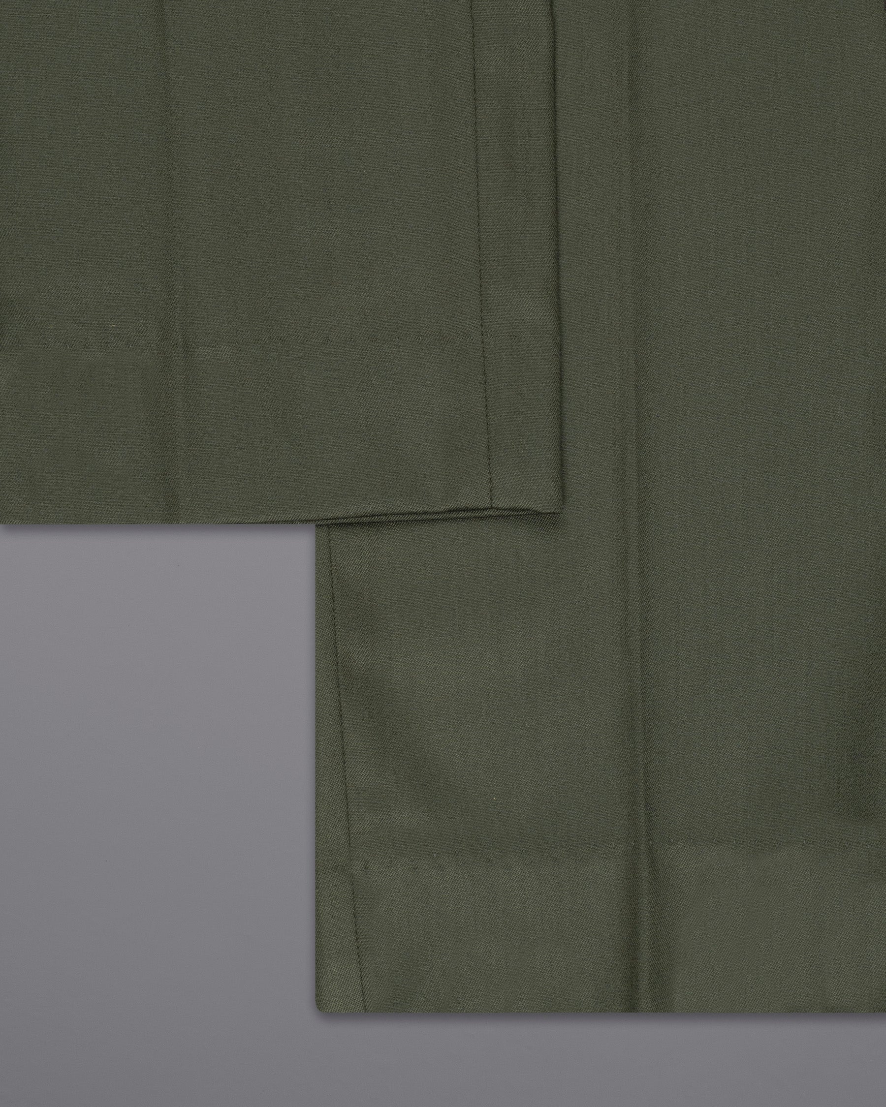 Millbrook Green Cross Buttoned Bandhgala/Mandarin Premium Cotton Suit ST1297-CBG-36, ST1297-CBG-38, ST1297-CBG-40, ST1297-CBG-42, ST1297-CBG-44, ST1297-CBG-46, ST1297-CBG-48, ST1297-CBG-50, ST1297-CBG-52, ST1297-CBG-54, ST1297-CBG-56, ST1297-CBG-58, ST1297-CBG-60