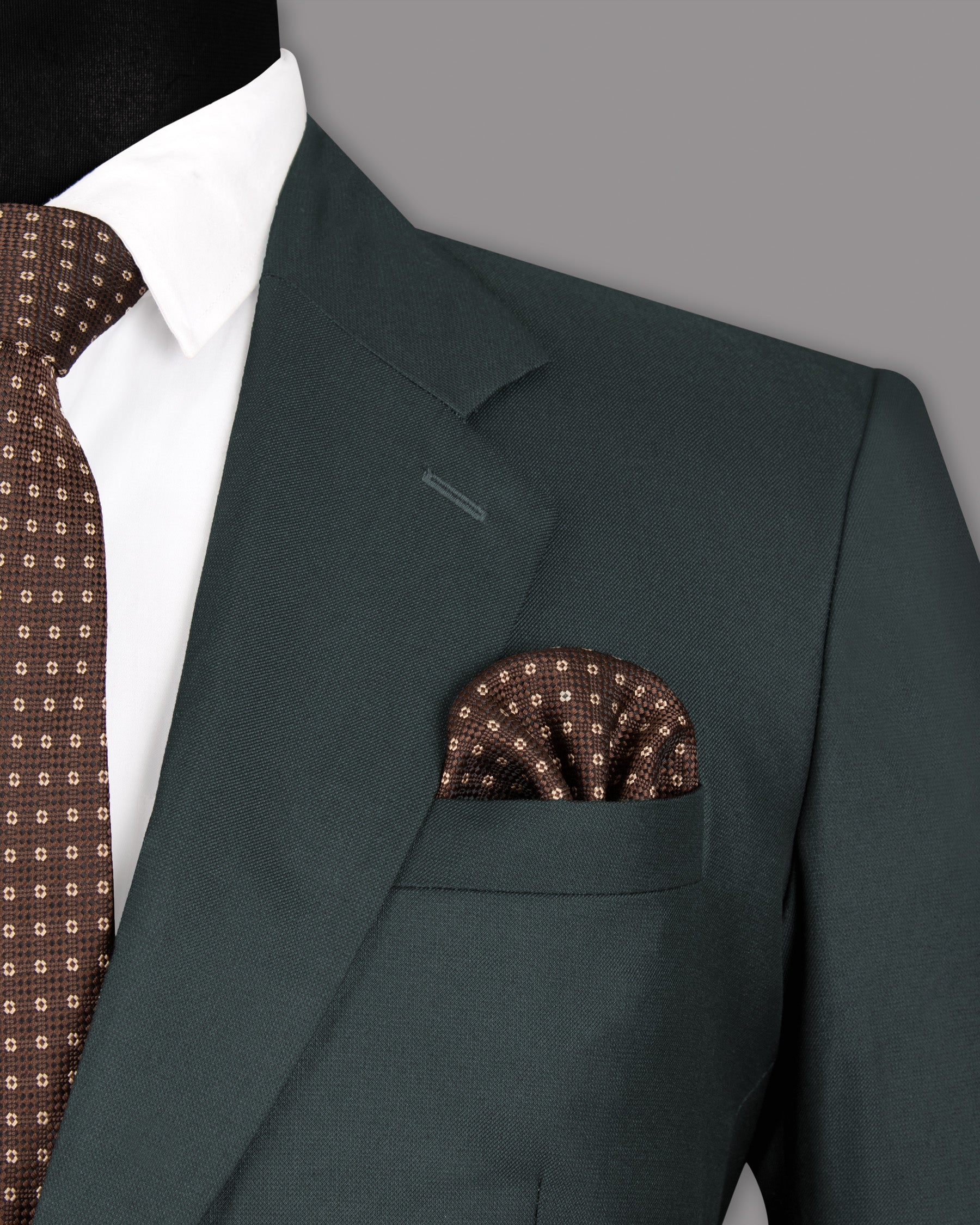 Charade Green Wool Rich Suit ST1310-SB-36, ST1310-SB-38, ST1310-SB-40, ST1310-SB-42, ST1310-SB-44, ST1310-SB-46, ST1310-SB-48, ST1310-SB-50, ST1310-SB-52, ST1310-SB-54, ST1310-SB-56, ST1310-SB-58, ST1310-SB-60