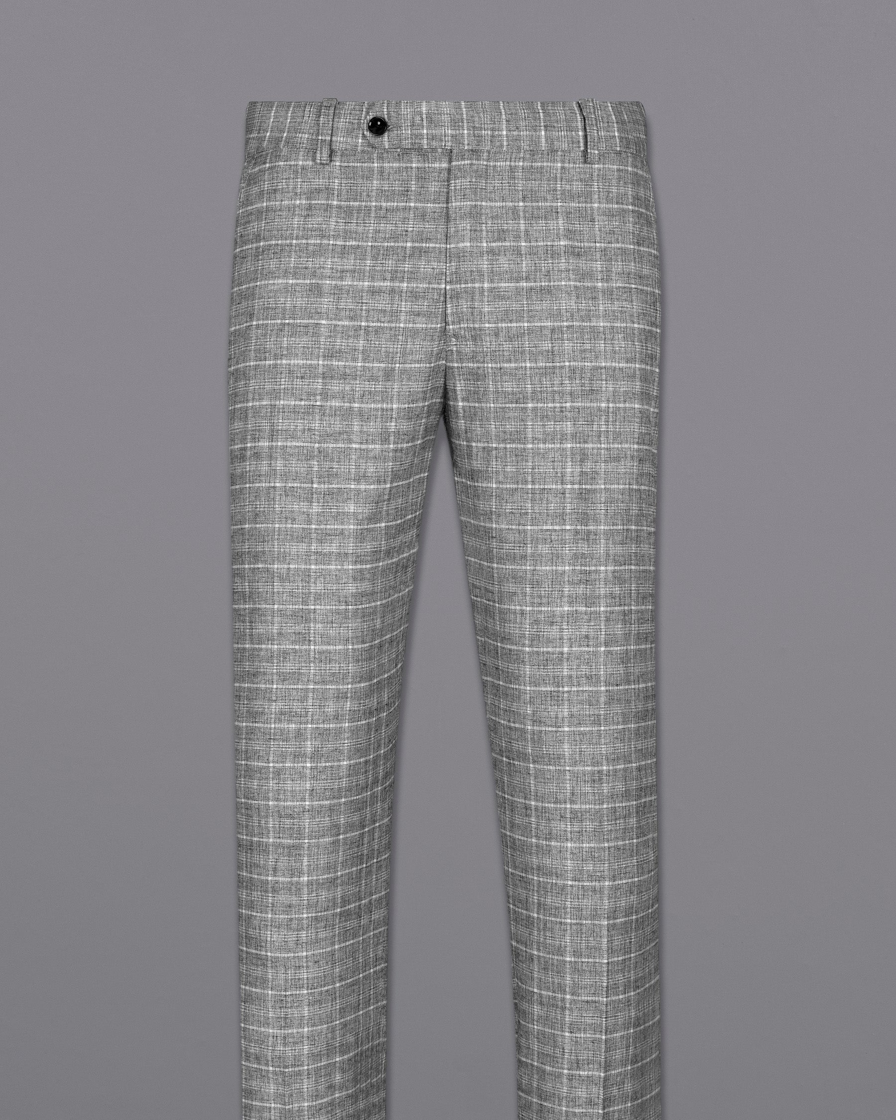 Silver Plaid Wool Rich Suit ST1313-SBP-36, ST1313-SBP-38, ST1313-SBP-40, ST1313-SBP-42, ST1313-SBP-44, ST1313-SBP-46, ST1313-SBP-48, ST1313-SBP-50, ST1313-SBP-52, ST1313-SBP-54, ST1313-SBP-56, ST1313-SBP-58, ST1313-SBP-60