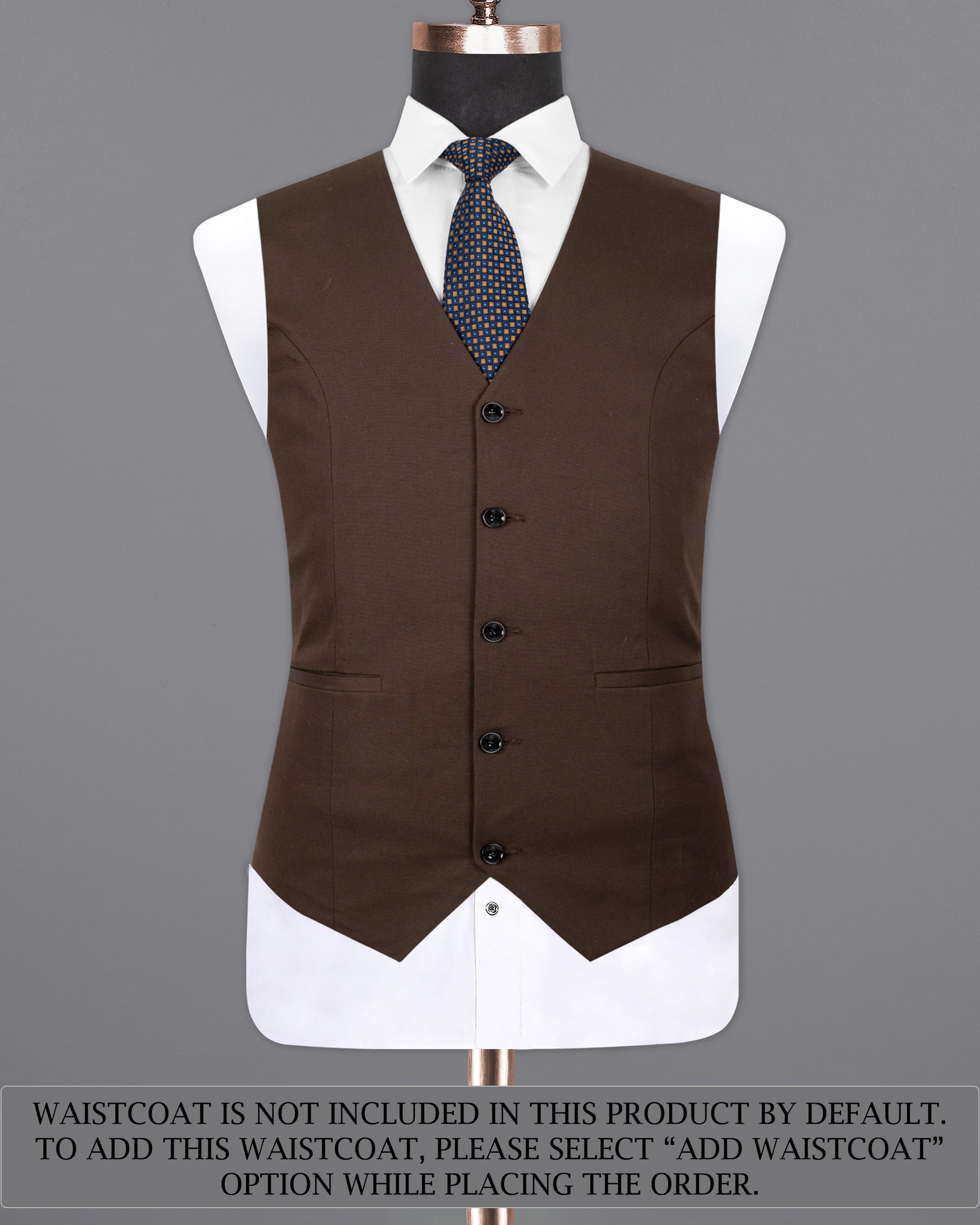Paco Brown Premium Cotton Suit