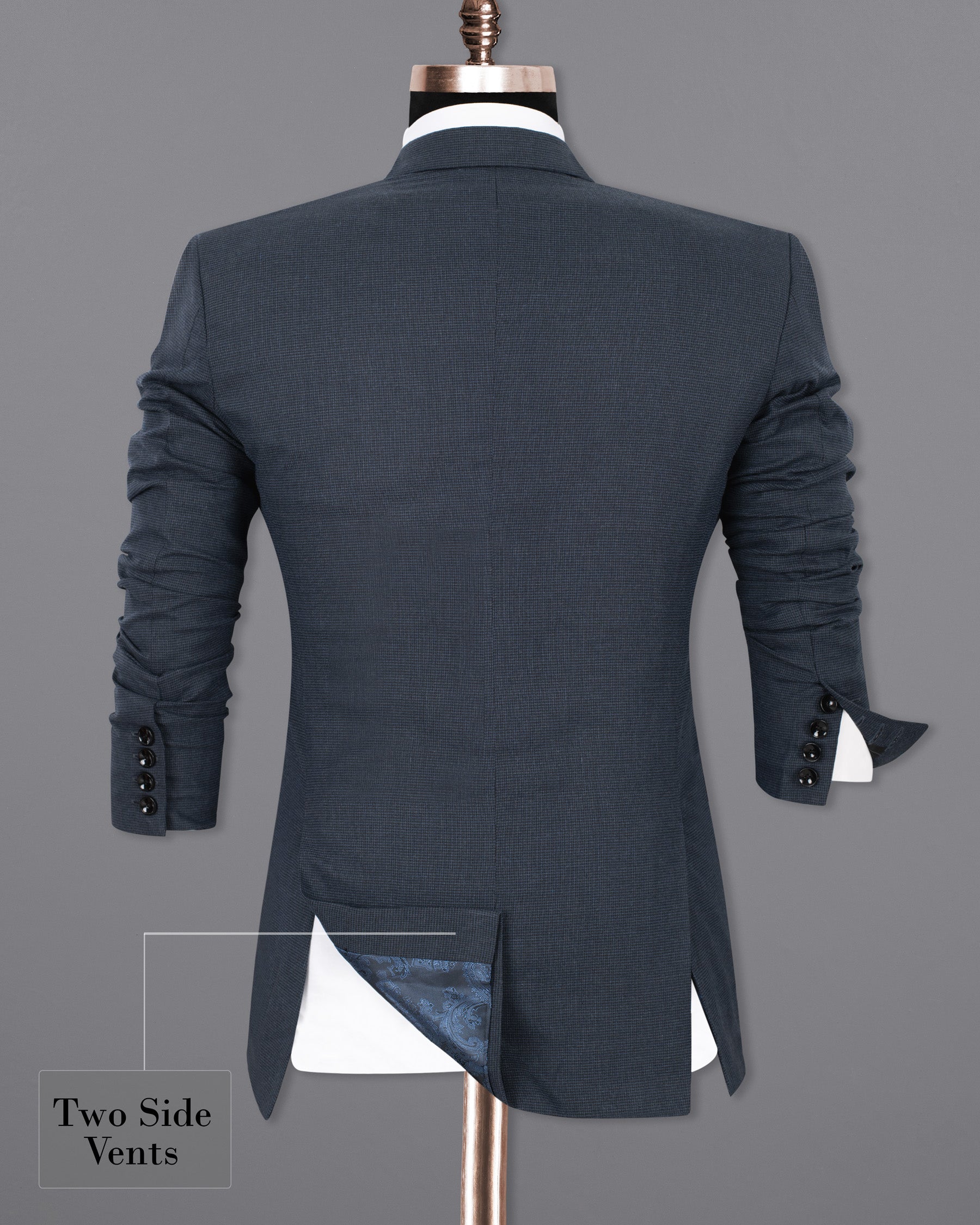 Maco Grey Wool Rich Suit ST1321-SB-36, ST1321-SB-38, ST1321-SB-40, ST1321-SB-42, ST1321-SB-44, ST1321-SB-46, ST1321-SB-48, ST1321-SB-50, ST1321-SB-52, ST1321-SB-54, ST1321-SB-56, ST1321-SB-58, ST1321-SB-60
