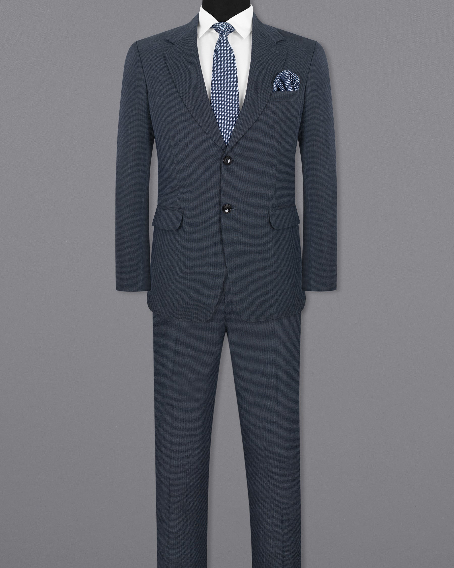 Maco Grey Wool Rich Suit ST1321-SB-36, ST1321-SB-38, ST1321-SB-40, ST1321-SB-42, ST1321-SB-44, ST1321-SB-46, ST1321-SB-48, ST1321-SB-50, ST1321-SB-52, ST1321-SB-54, ST1321-SB-56, ST1321-SB-58, ST1321-SB-60