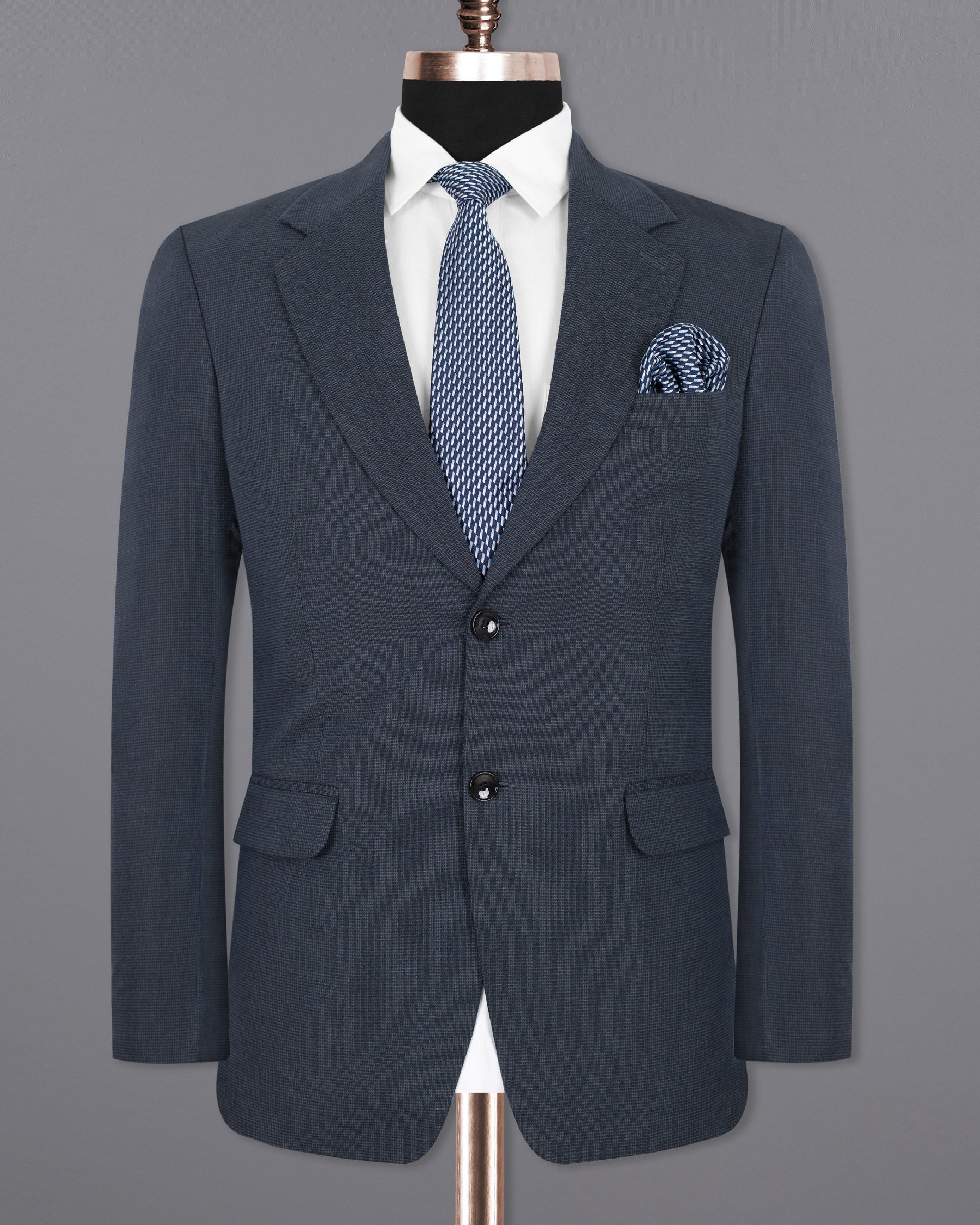 Maco Grey Wool Rich Suit ST1321-SB-36, ST1321-SB-38, ST1321-SB-40, ST1321-SB-42, ST1321-SB-44, ST1321-SB-46, ST1321-SB-48, ST1321-SB-50, ST1321-SB-52, ST1321-SB-54, ST1321-SB-56, ST1321-SB-58, ST1321-SB-60