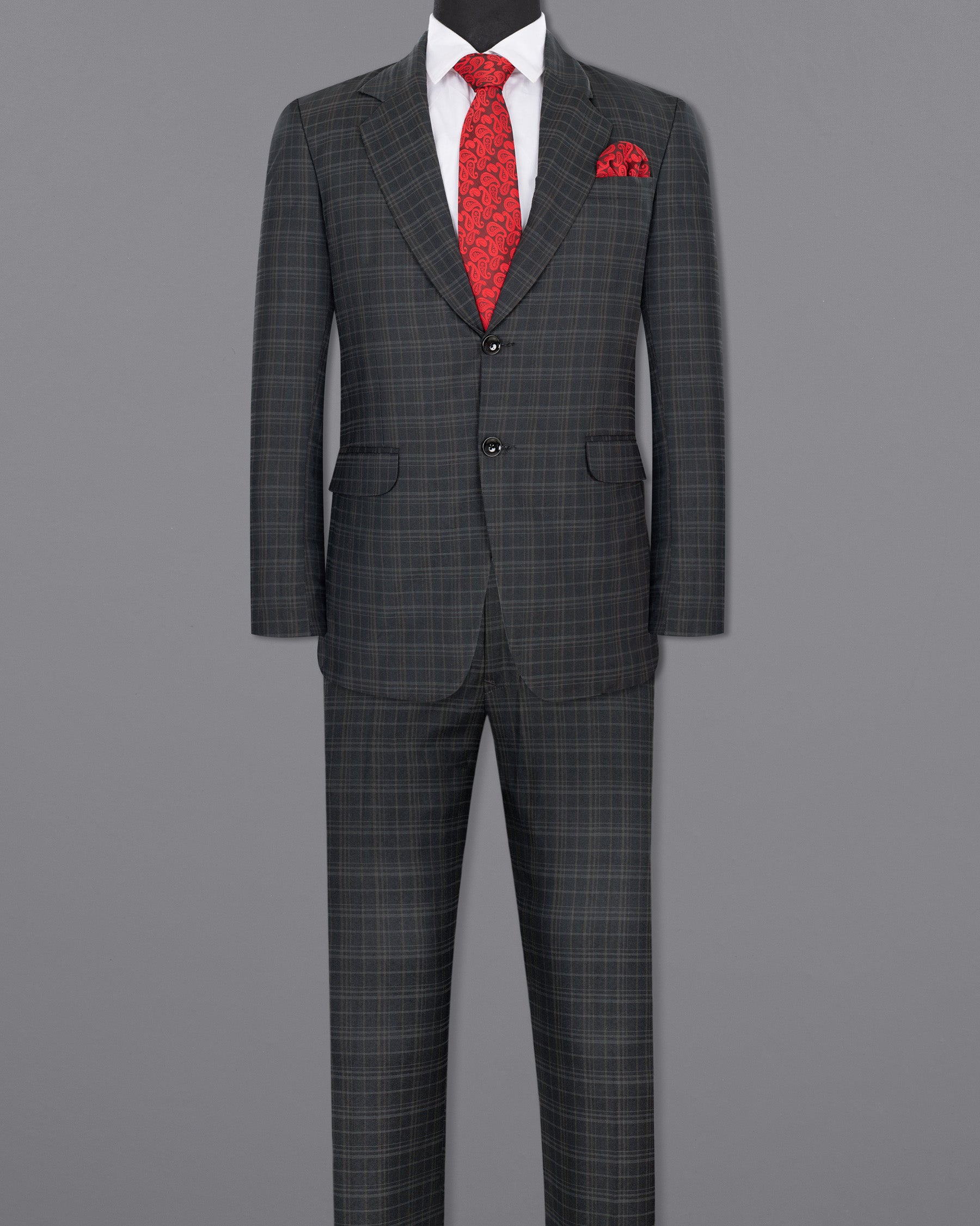 Mid Gray Wool Rich Mandarin/Bandhgala Suit ST1331-BG-36, ST1331-BG-38, ST1331-BG-40, ST1331-BG-42, ST1331-BG-44, ST1331-BG-46, ST1331-BG-48, ST1331-BG-50, ST1331-BG-52, ST1331-BG-54, ST1331-BG-56, ST1331-BG-58, ST1331-BG-60