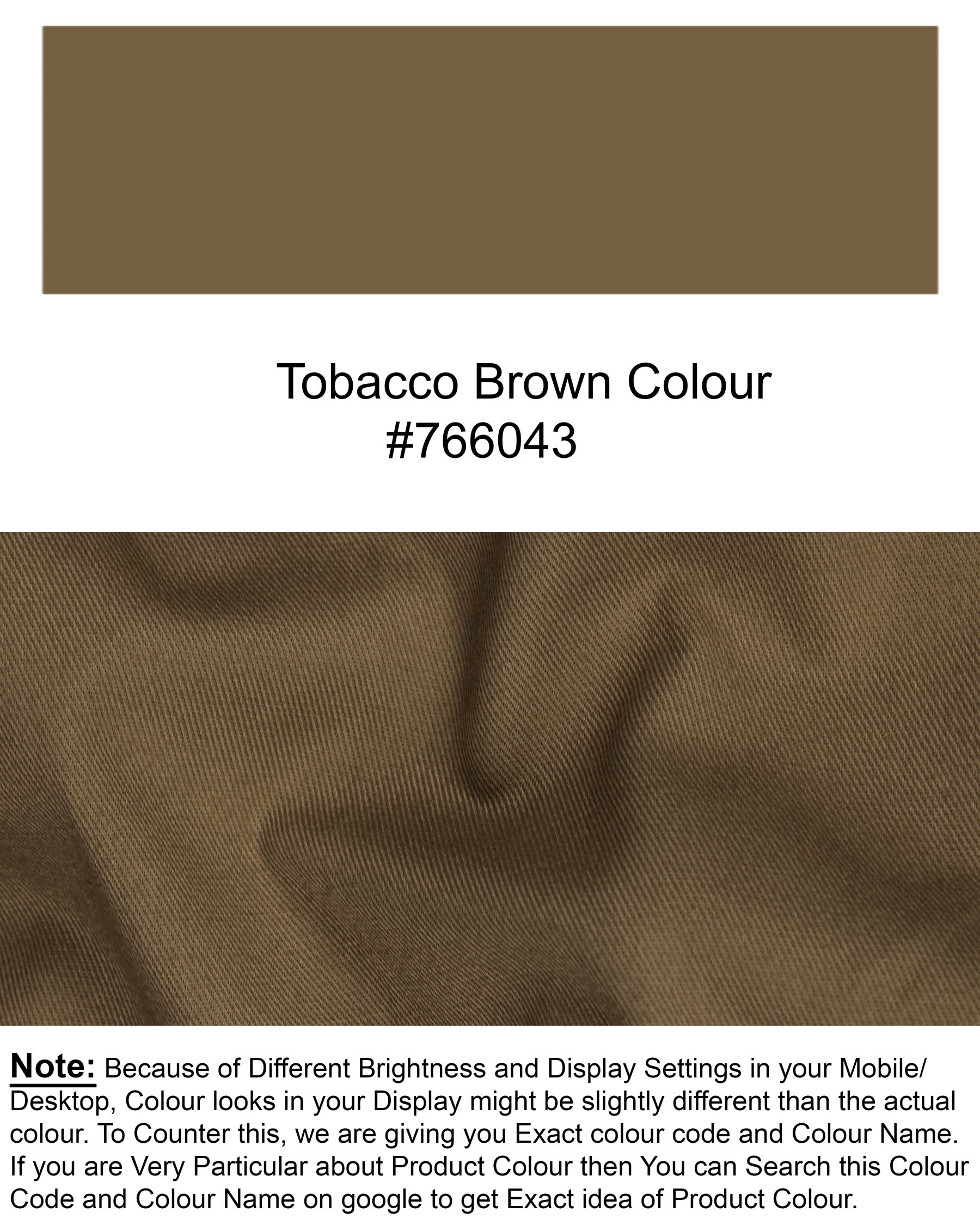 Brown Premium Cotton Suit