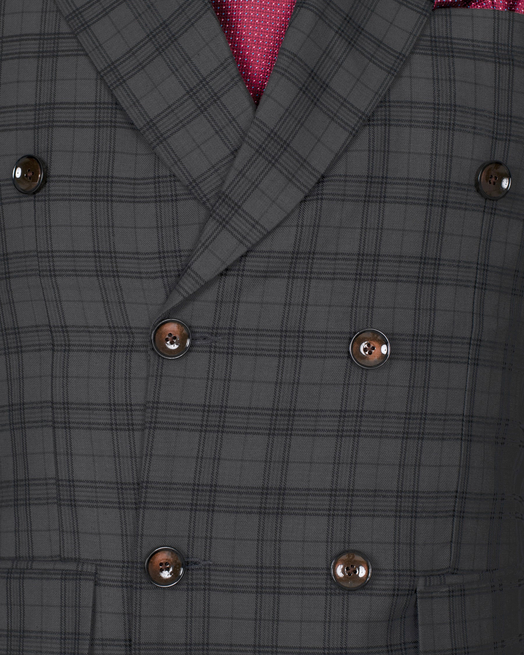 Masala Grey Plaid DouSTe Breasted Wool Rich Suit ST1367-DB-36, ST1367-DB-38, ST1367-DB-40, ST1367-DB-42, ST1367-DB-44, ST1367-DB-46, ST1367-DB-48, ST1367-DB-50, ST1367-DB-52, ST1367-DB-54, ST1367-DB-56, ST1367-DB-58, ST1367-DB-60